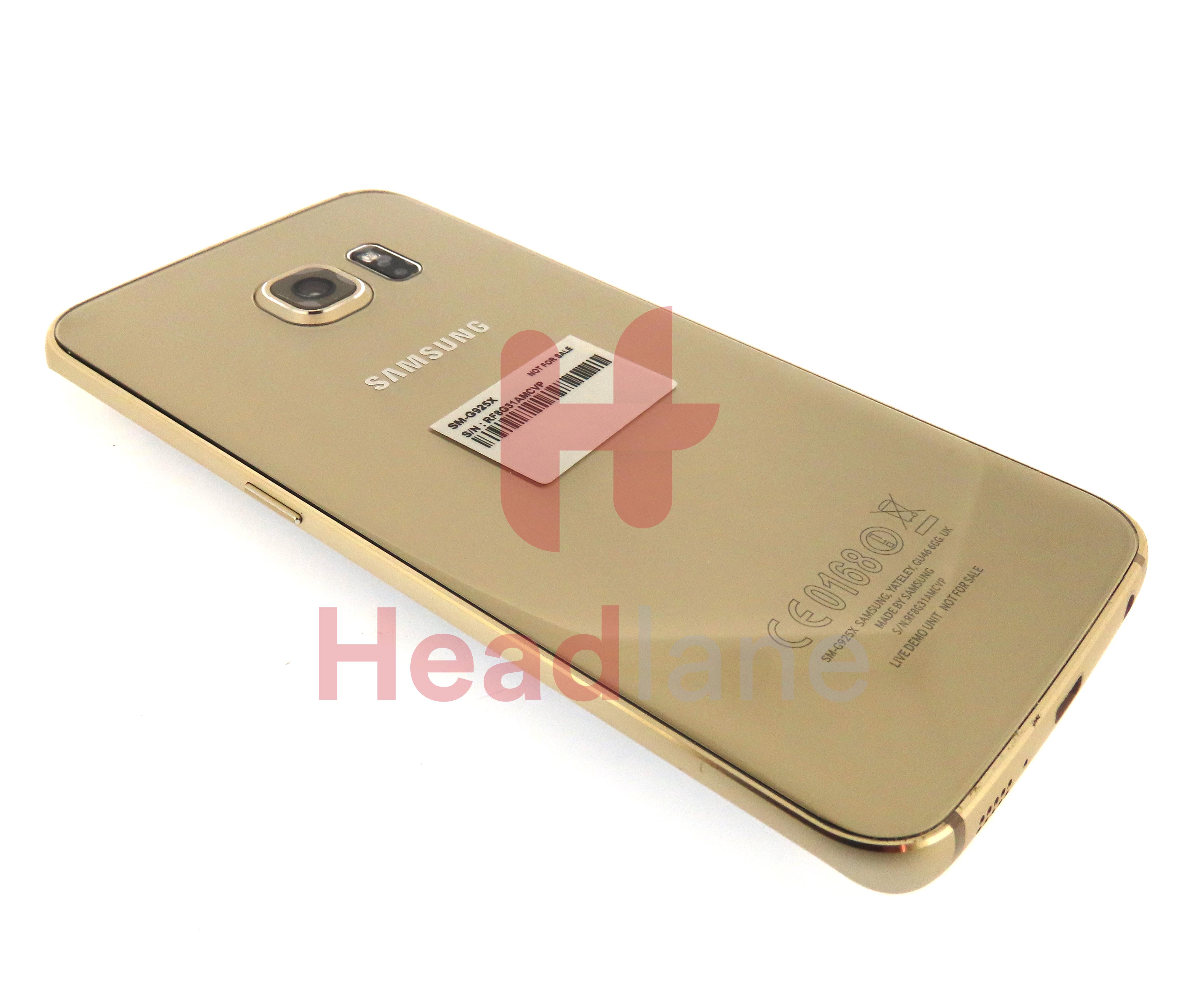 Samsung SM-G925 Galaxy S6 Edge Demo Phone - Gold