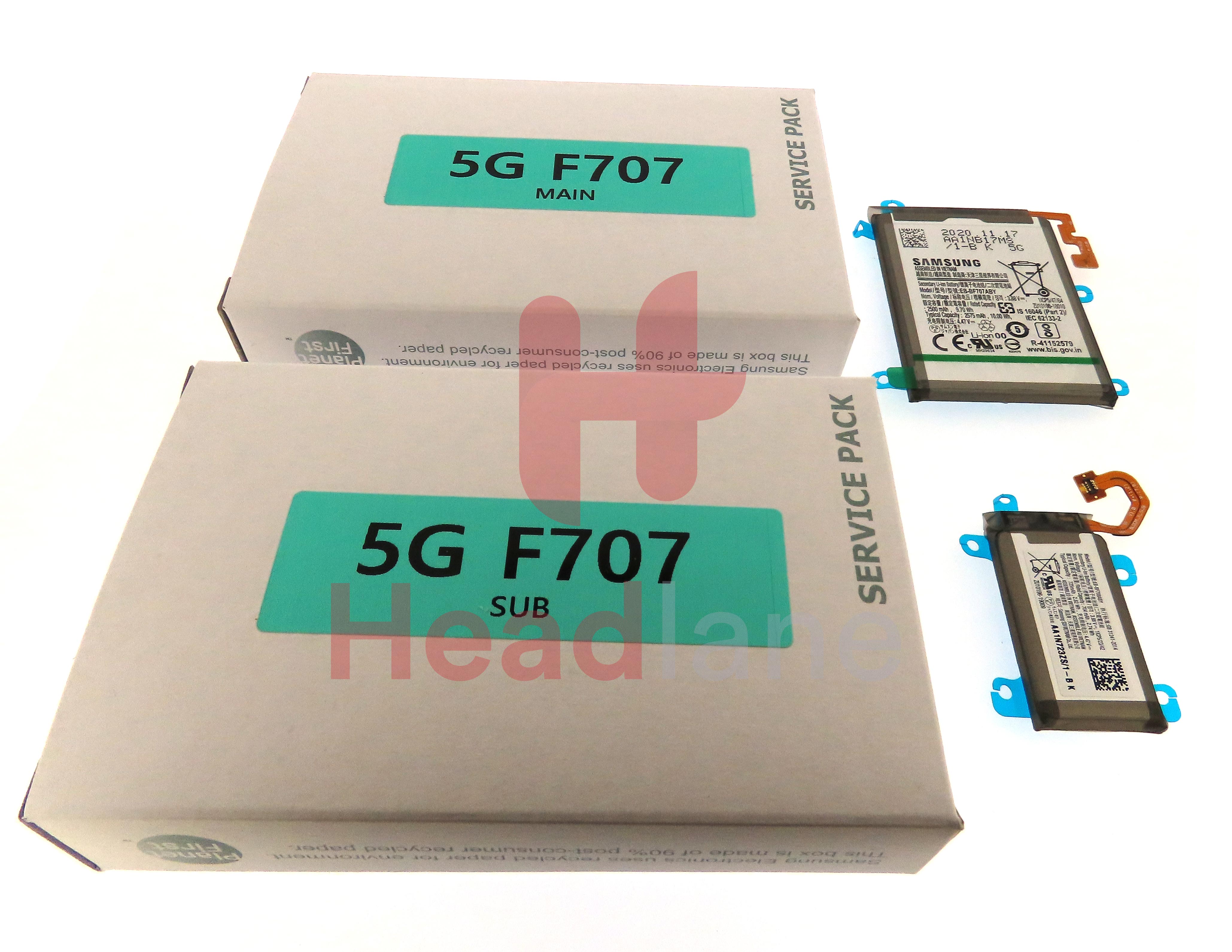 Samsung SM-F707 Galaxy Z Flip 5G Main / Sub Battery EB-BF707ABY