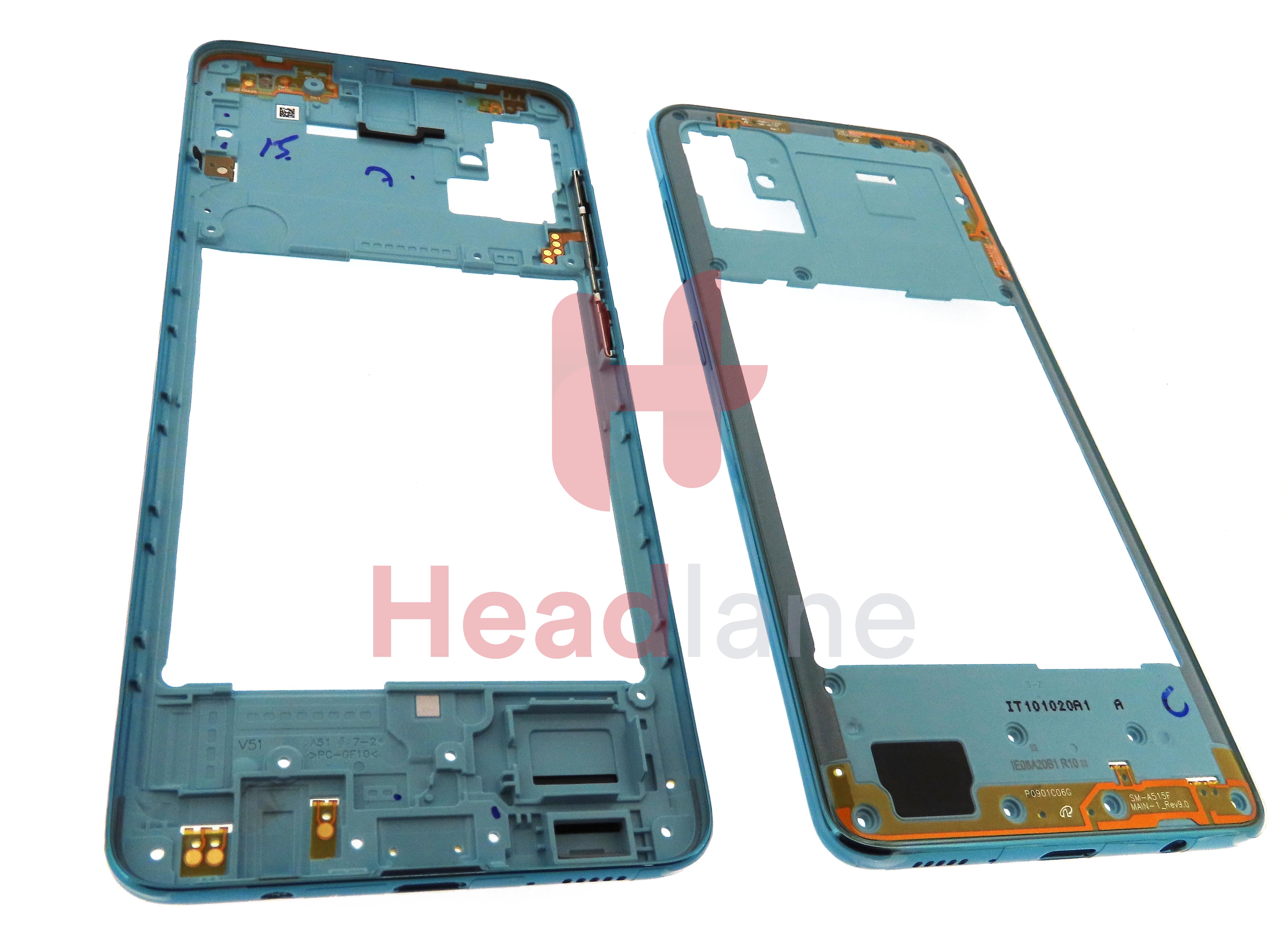 Samsung SM-A515 Galaxy A51 Middle Cover / Chassis - Blue