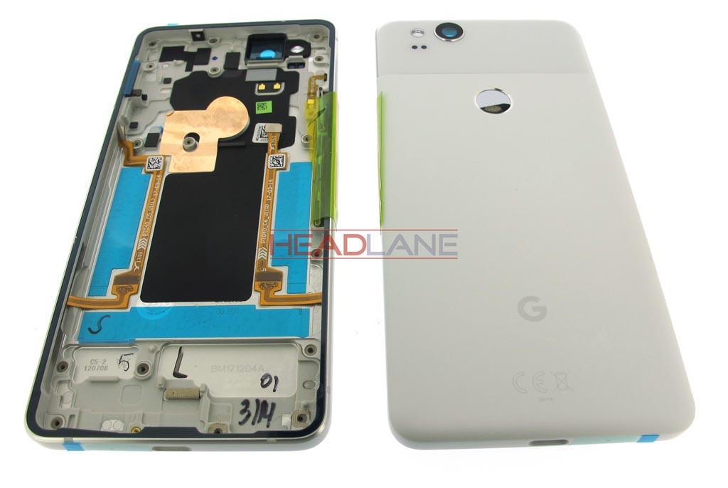 Google Pixel 2 Battery / Back Cover + Edge Sensor - White