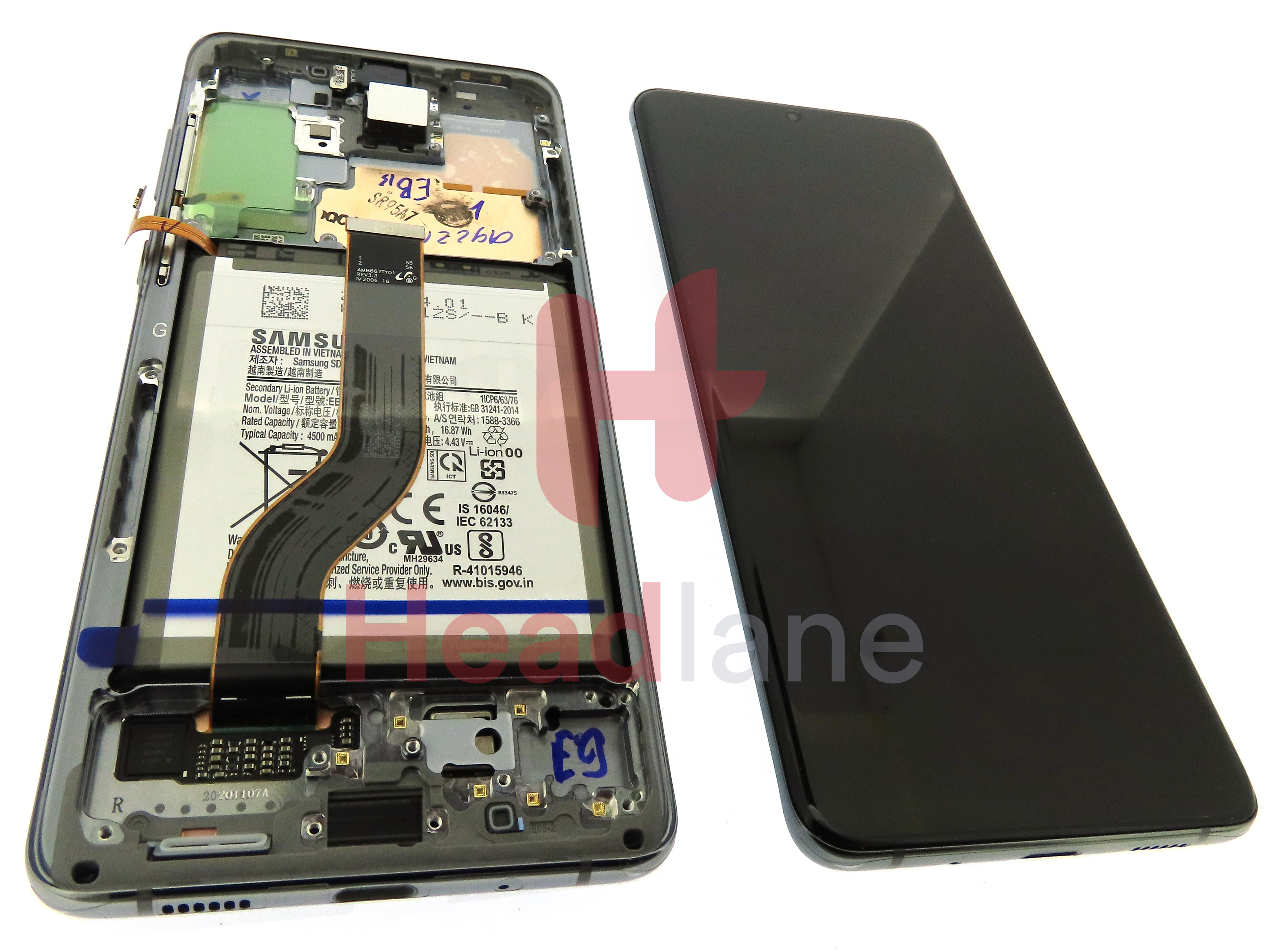 Samsung SM-G986 Galaxy S20+ 5G LCD Display / Screen + Touch + Battery Assembly - Grey (Verizon Version)