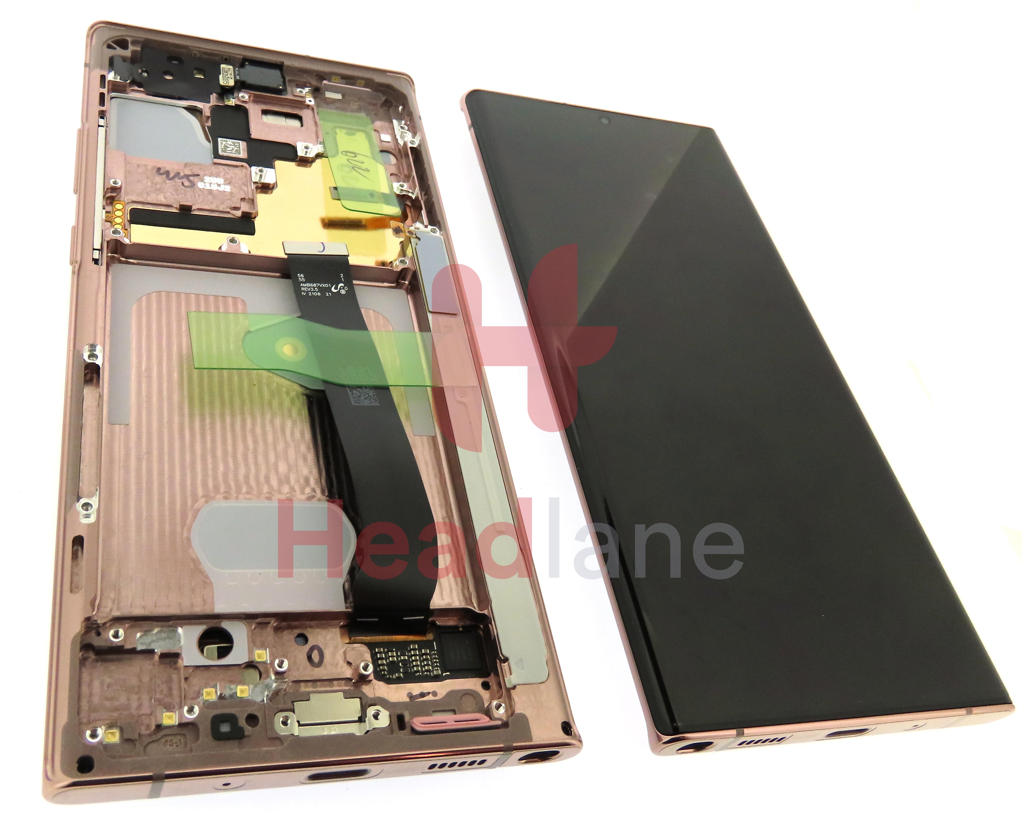 Samsung SM-N986 N985 Galaxy Note 20 Ultra 5G /4G LCD Display / Screen + Touch - Bronze
