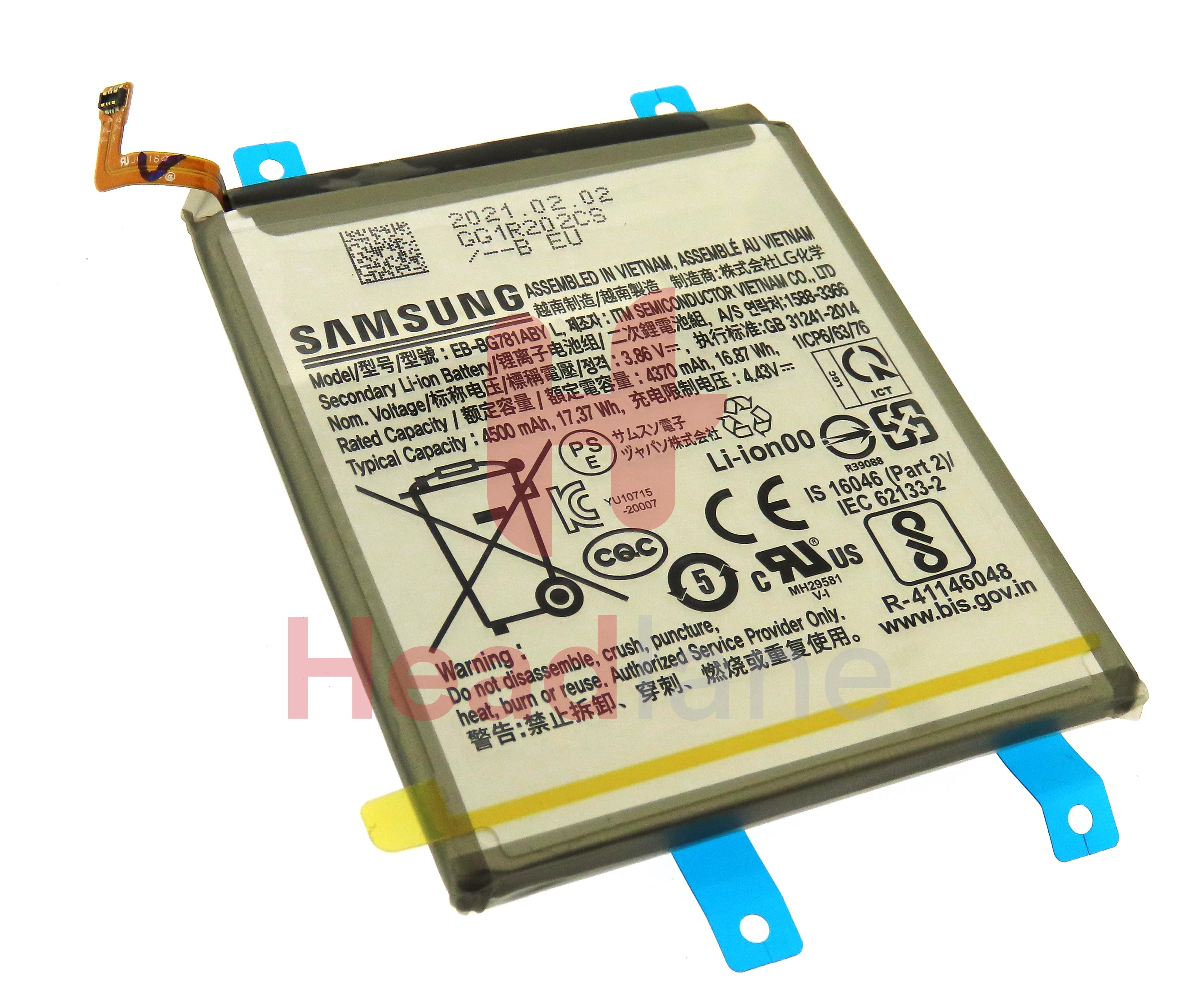 Samsung SM-G780 SM-G781 A525 A526 Galaxy S20 FE A52 Internal Battery EB-BG781ABY