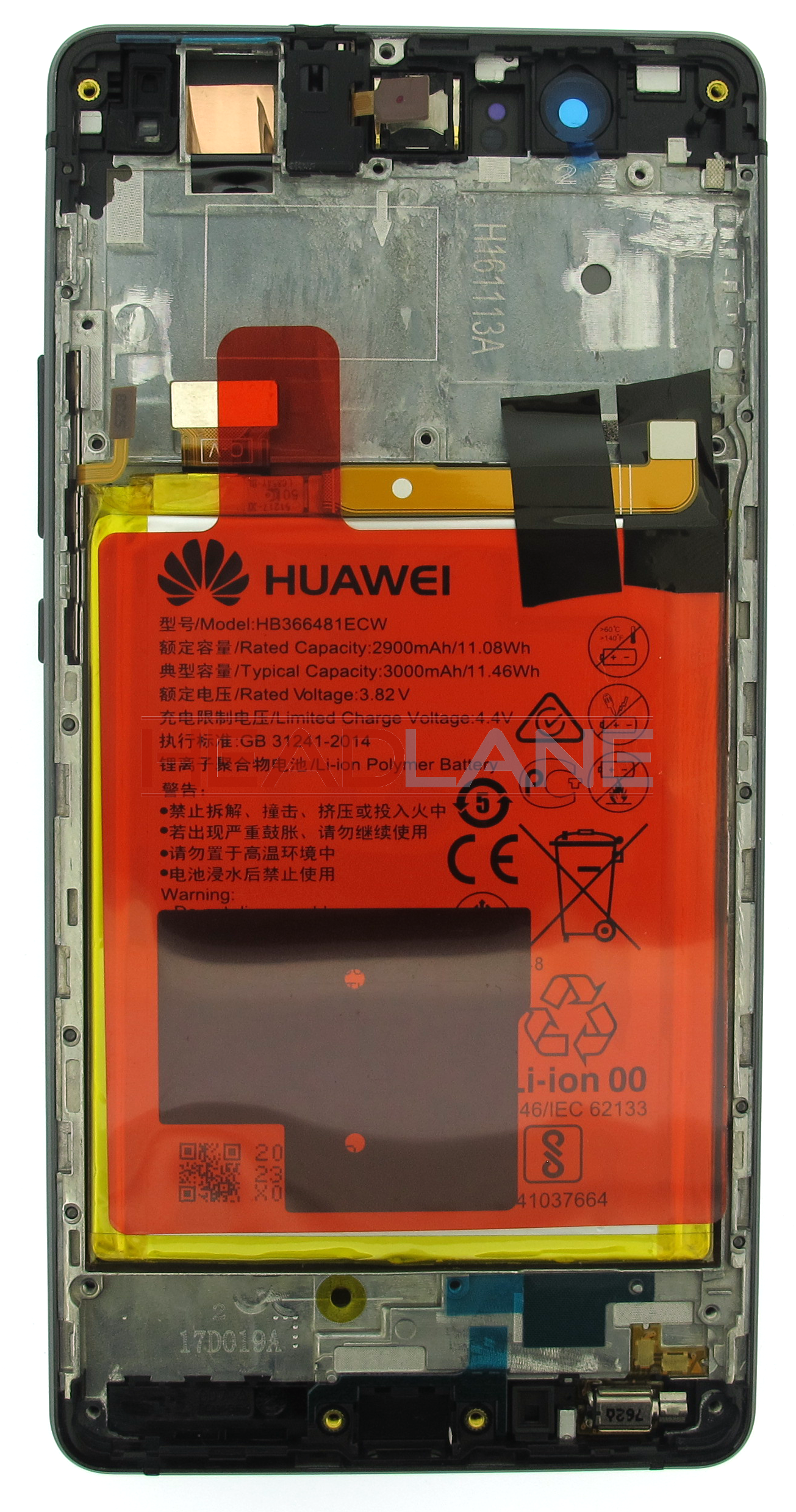 Huawei P9 Lite LCD / Touch + Battery Assembly - Black