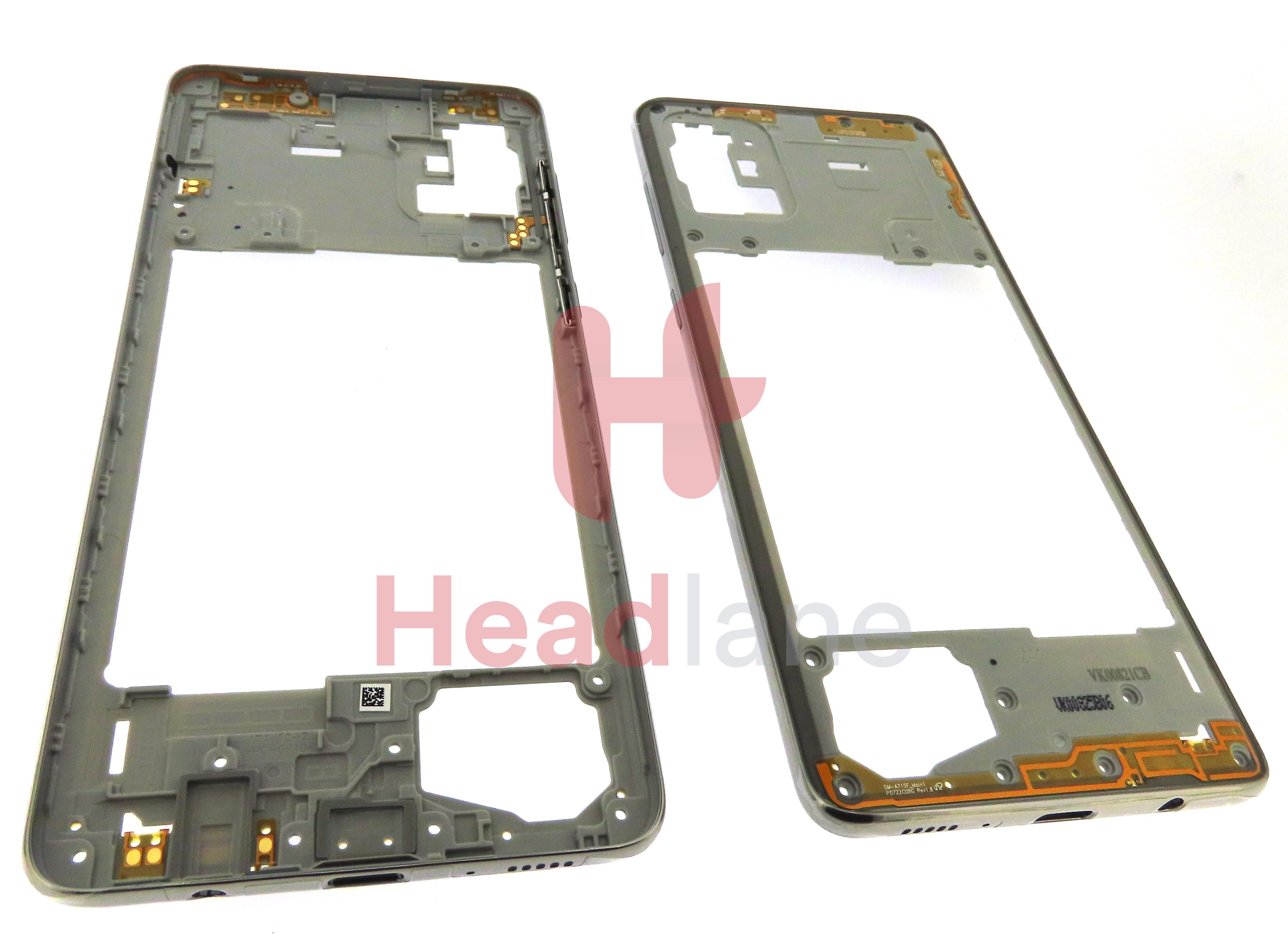 Samsung SM-A715 Galaxy A71 Middle Cover / Chassis - Silver