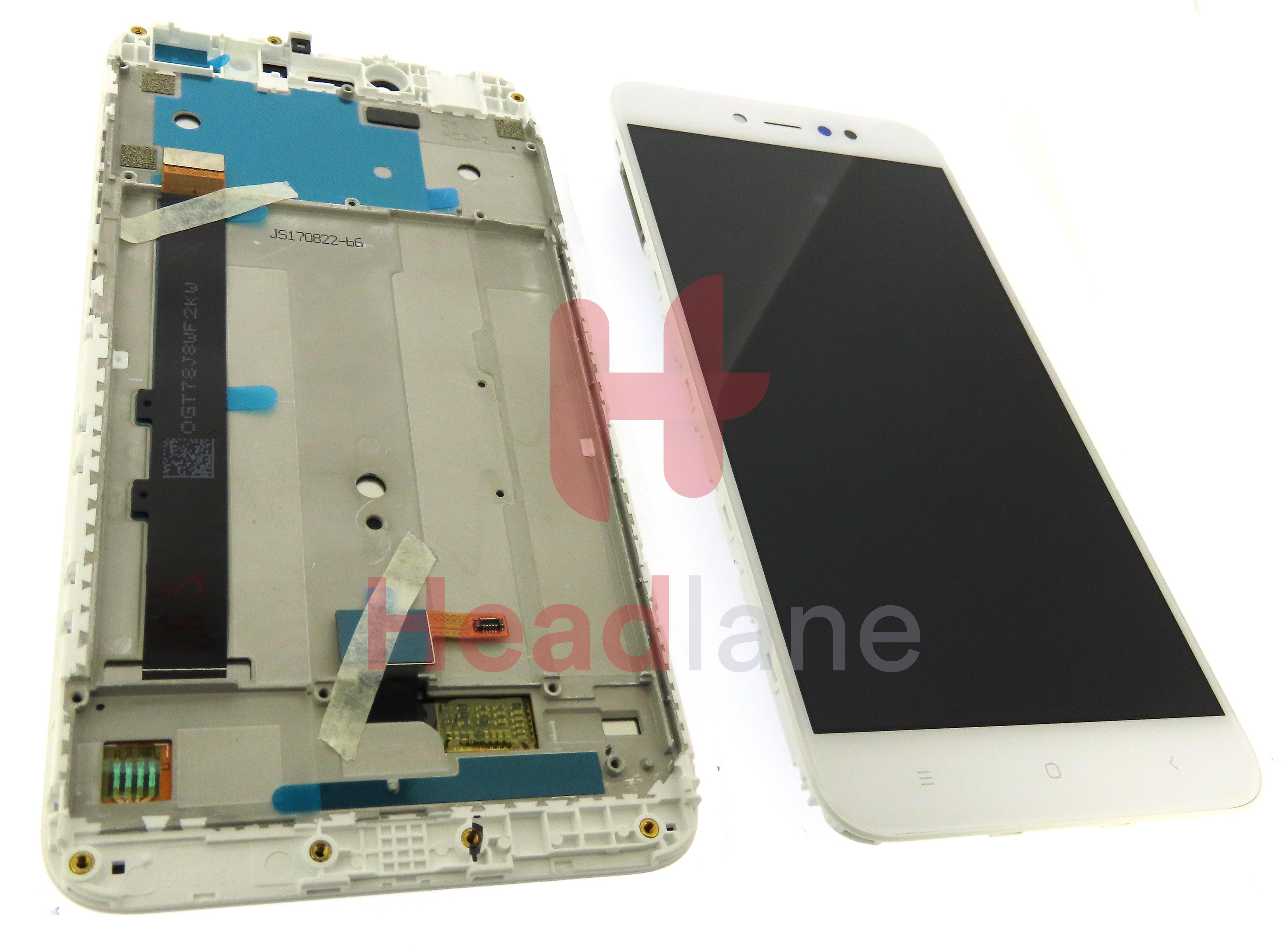 Xiaomi Redmi Note 5A Prime LCD Display / Screen + Touch - White