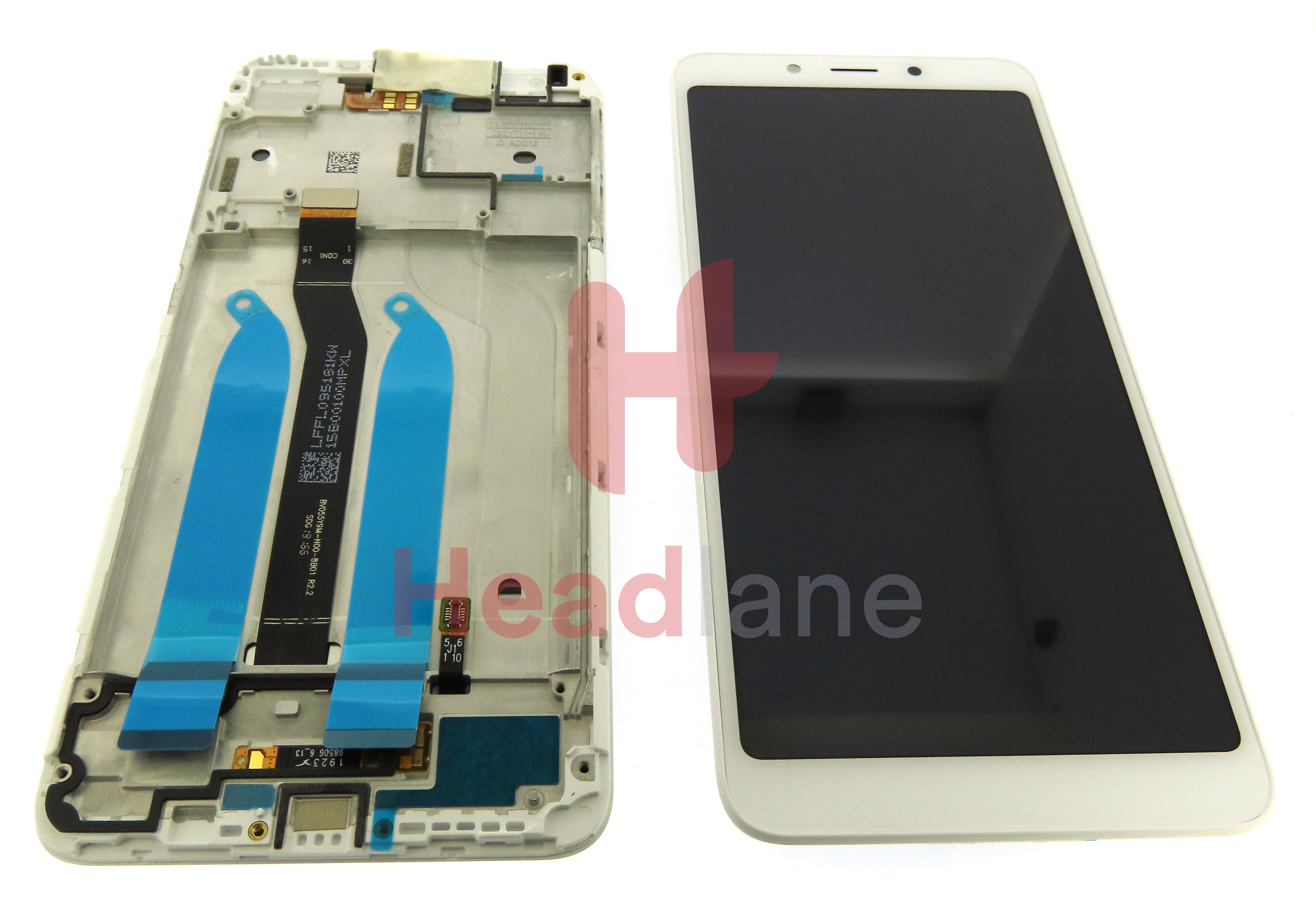 Xiaomi Redmi 6 / Redmi 6A LCD Display / Screen + Touch - White