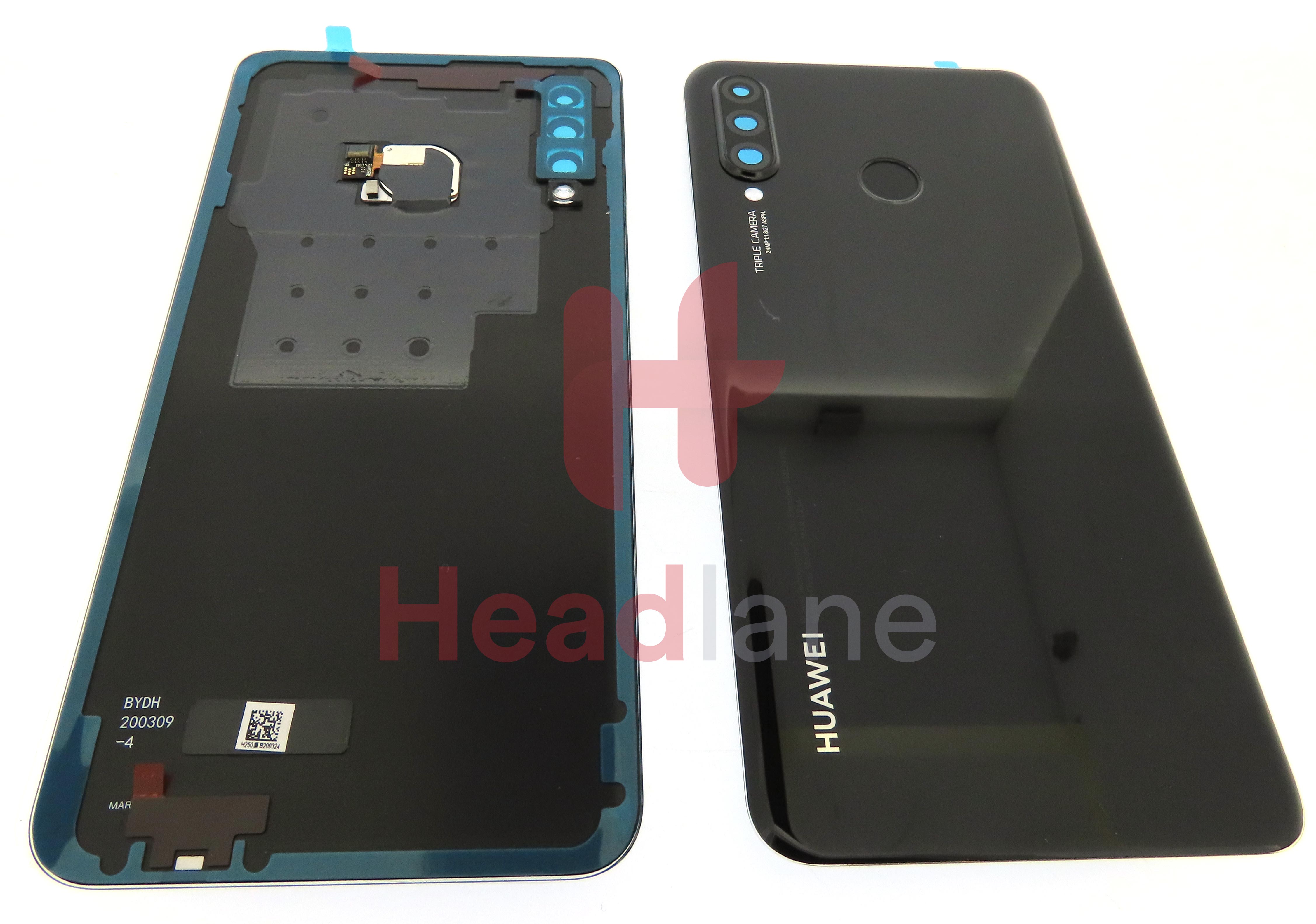 Huawei Assembling Components,Marie-L23A,Glass Rear Housing Fingerprint Assembly for Service,Fingerprint,Midnight Black,Spare Parts for Assembly//Default