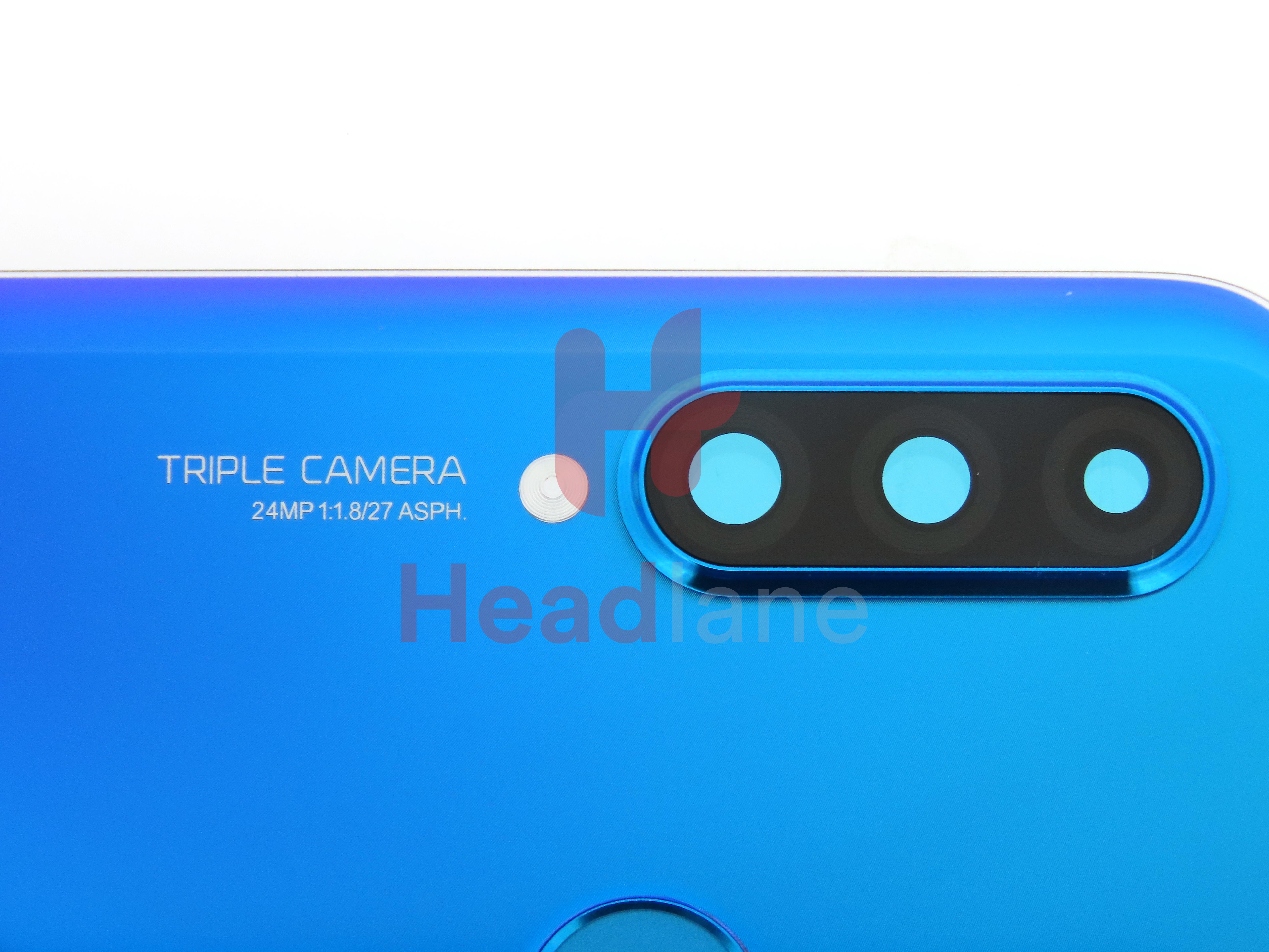Huawei P30 Lite Back / Battery Cover + Fingerprint Sensor - Blue (MAR-LX1M 24MP Rear Camera)