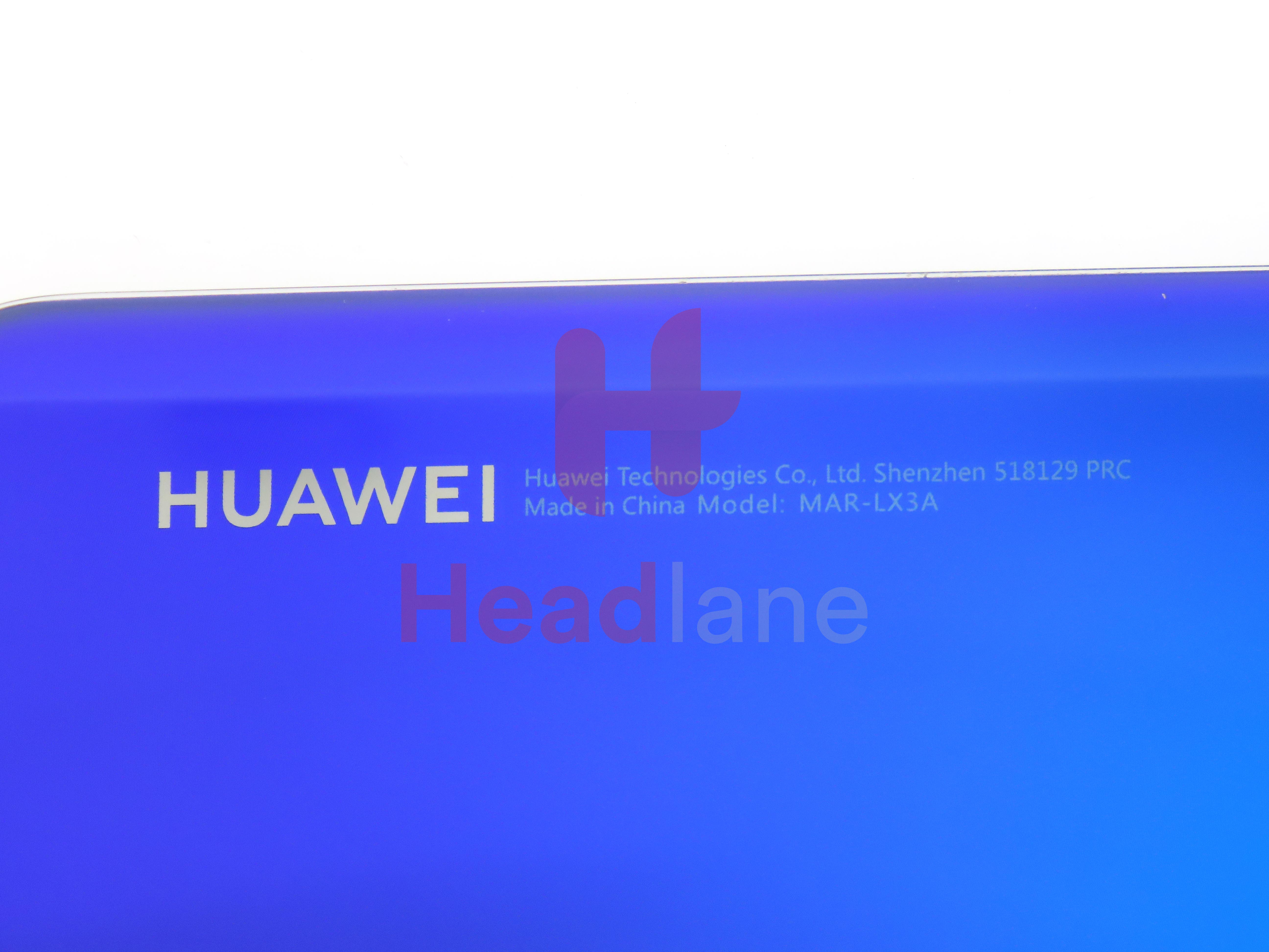 Huawei P30 Lite Back / Battery Cover + Fingerprint Sensor - Black (MAR-LX3A 24MP Rear Camera)