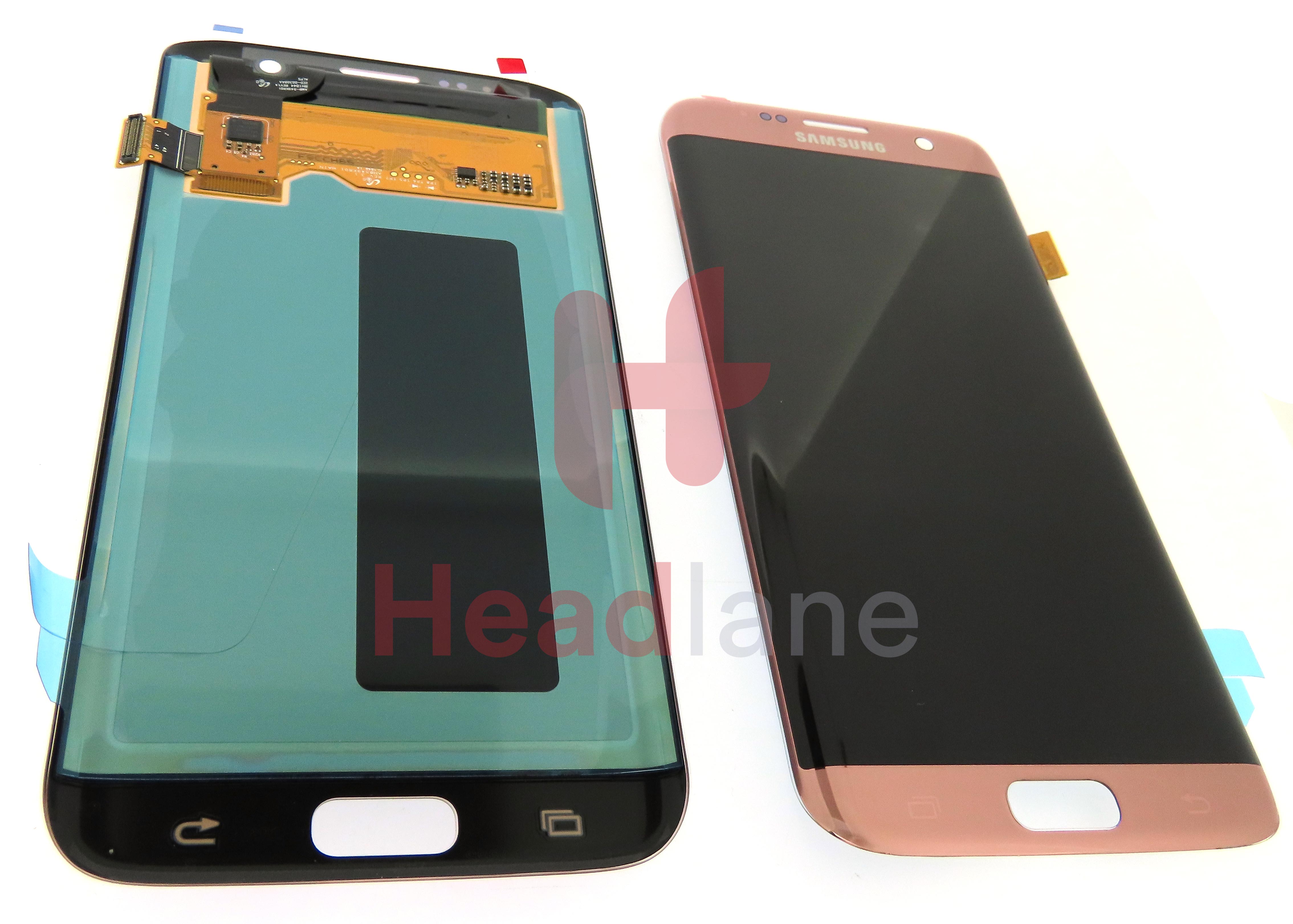 Samsung ASSY OLED-G935F PINKGOLD W LOGO;AMOLED,A