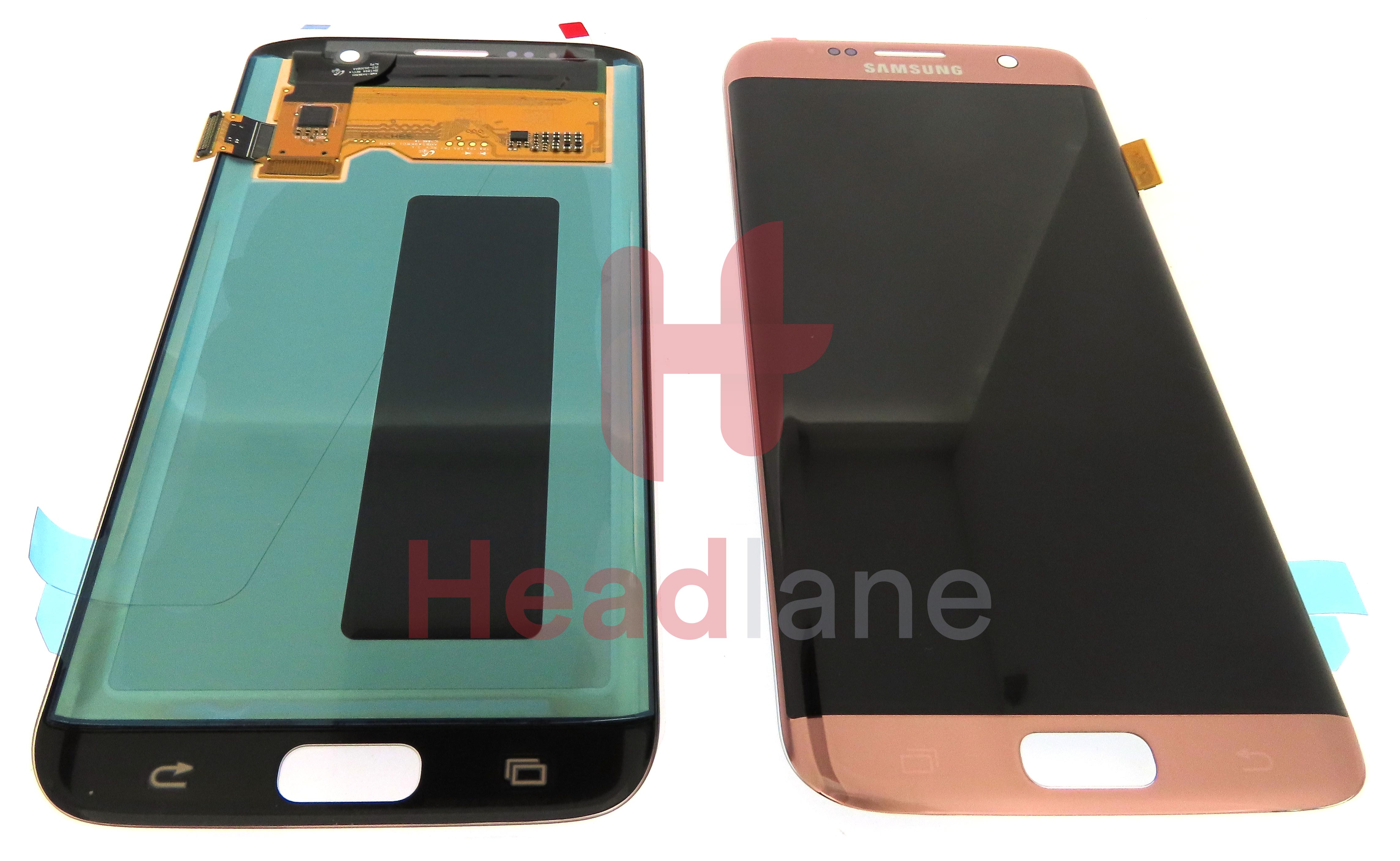 Samsung ASSY OLED-G935F PINKGOLD W LOGO;AMOLED,A