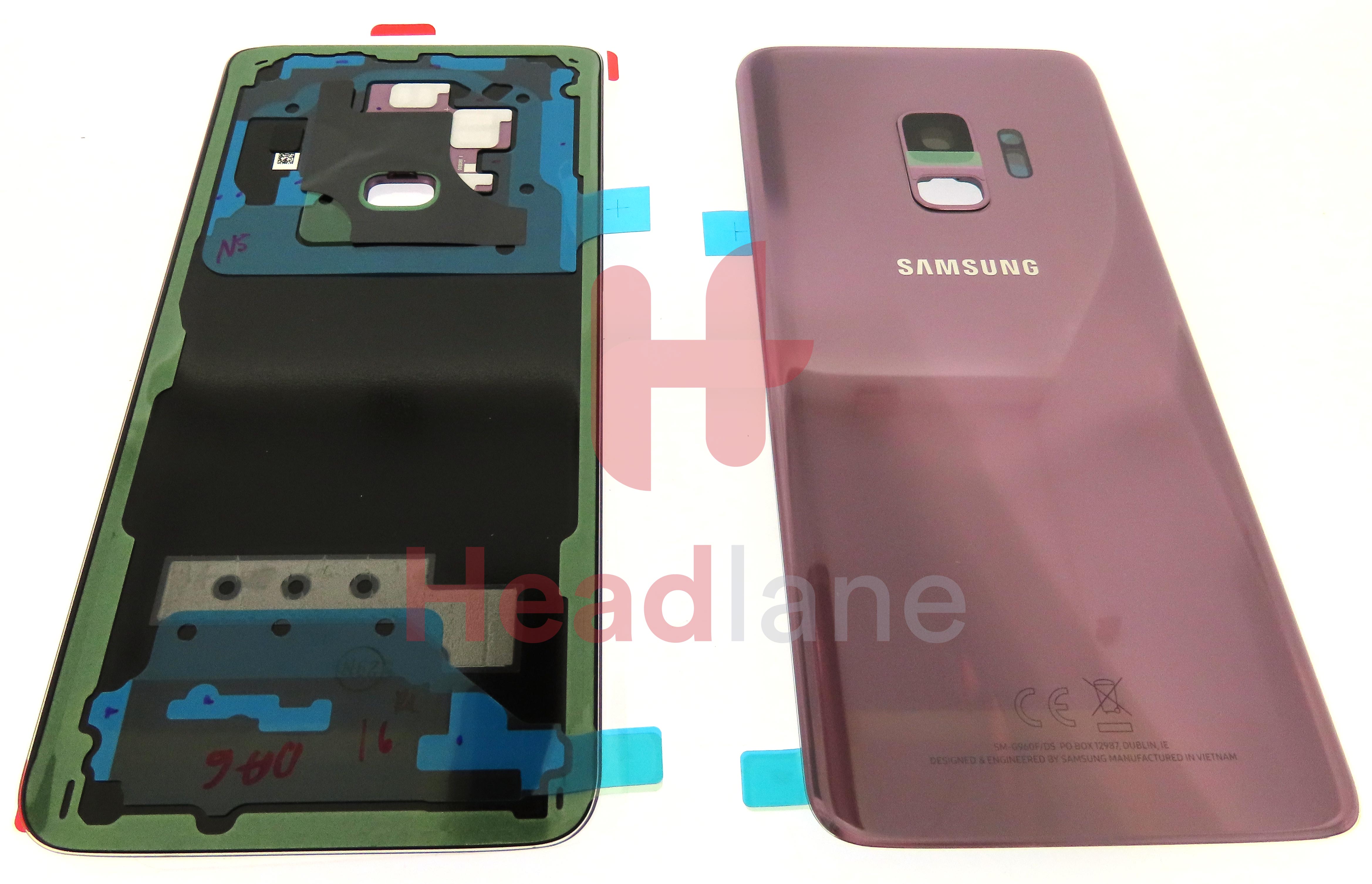 Samsung SM-G960F Galaxy S9 Hybrid SIM Battery Cover - Purple