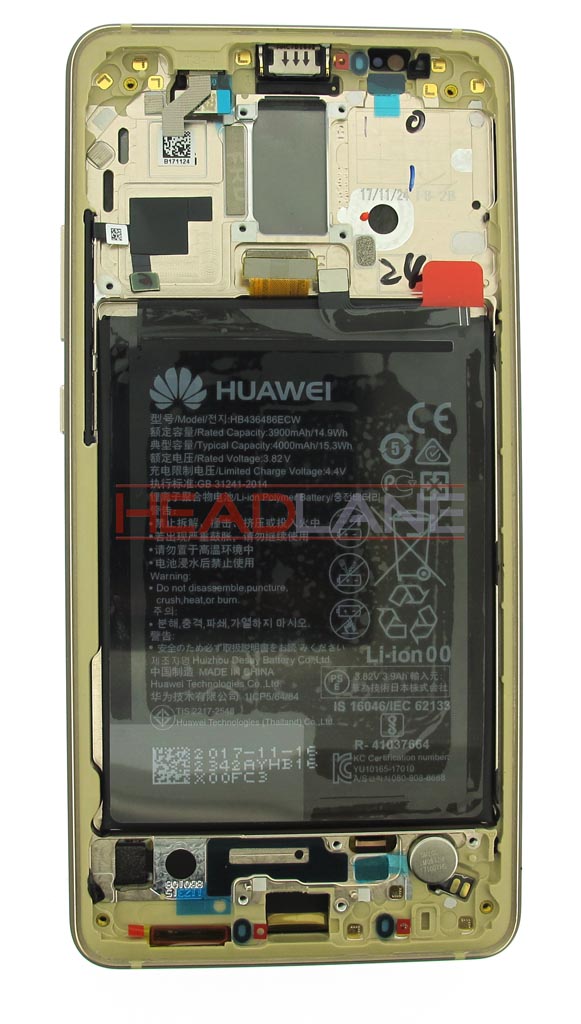 Huawei Mate 10 Pro LCD / Touch + Battery Assembly - Brown
