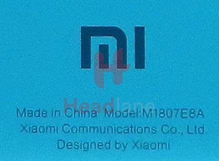 Xiaomi Mi 8 Pro Back / Battery Cover - Transparent Black