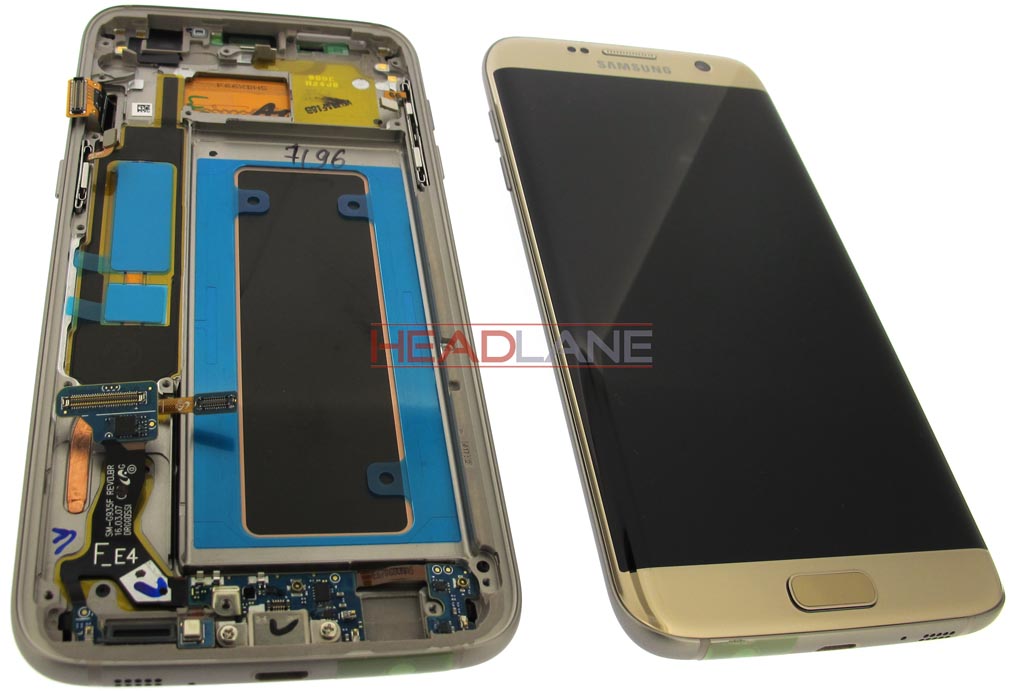 Samsung SM-G935F Galaxy S7 Edge LCD / Touch - Gold