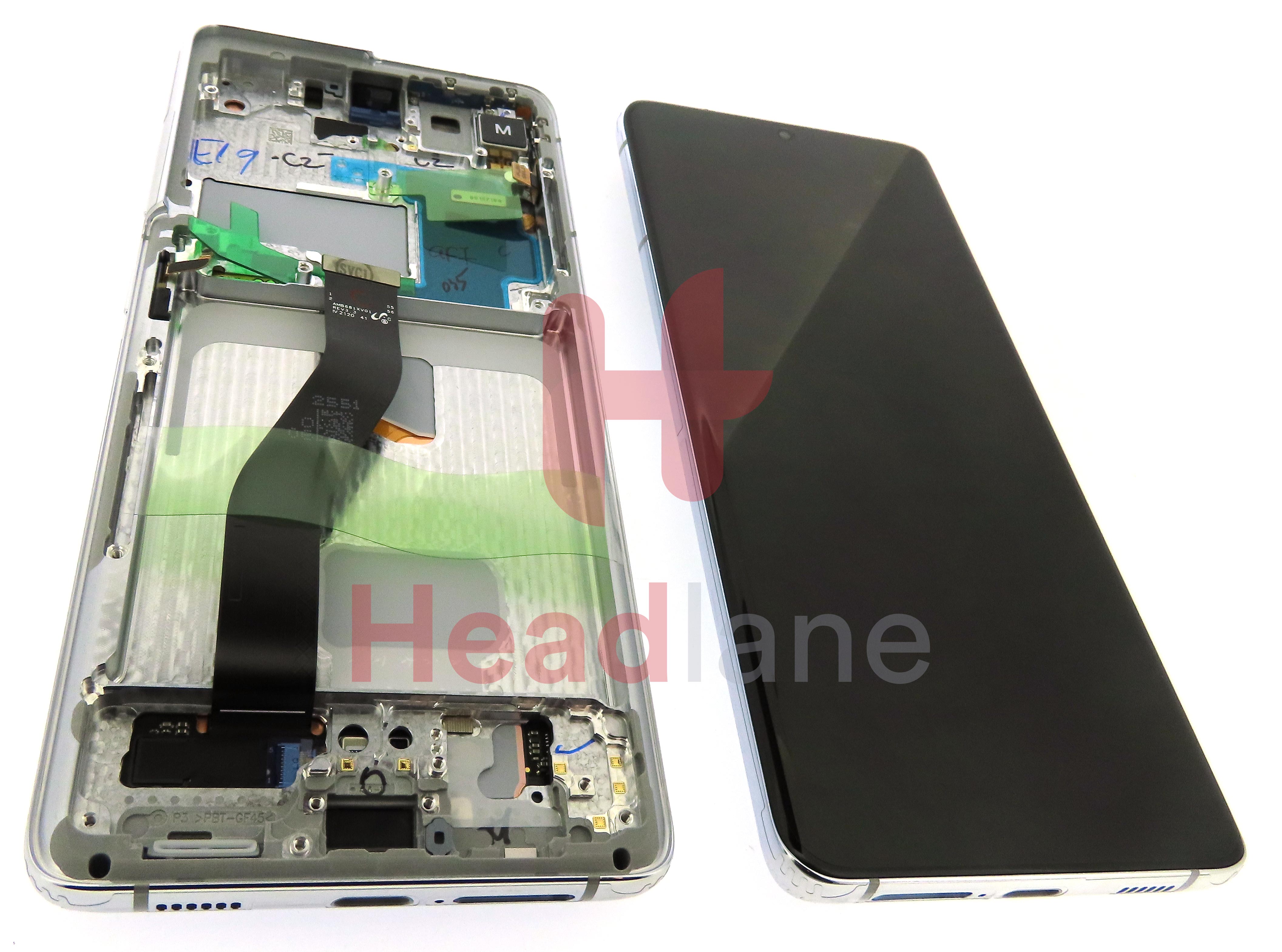 Samsung SM-G998 Galaxy S21 Ultra 5G LCD Display / Screen + Touch - Phantom Silver