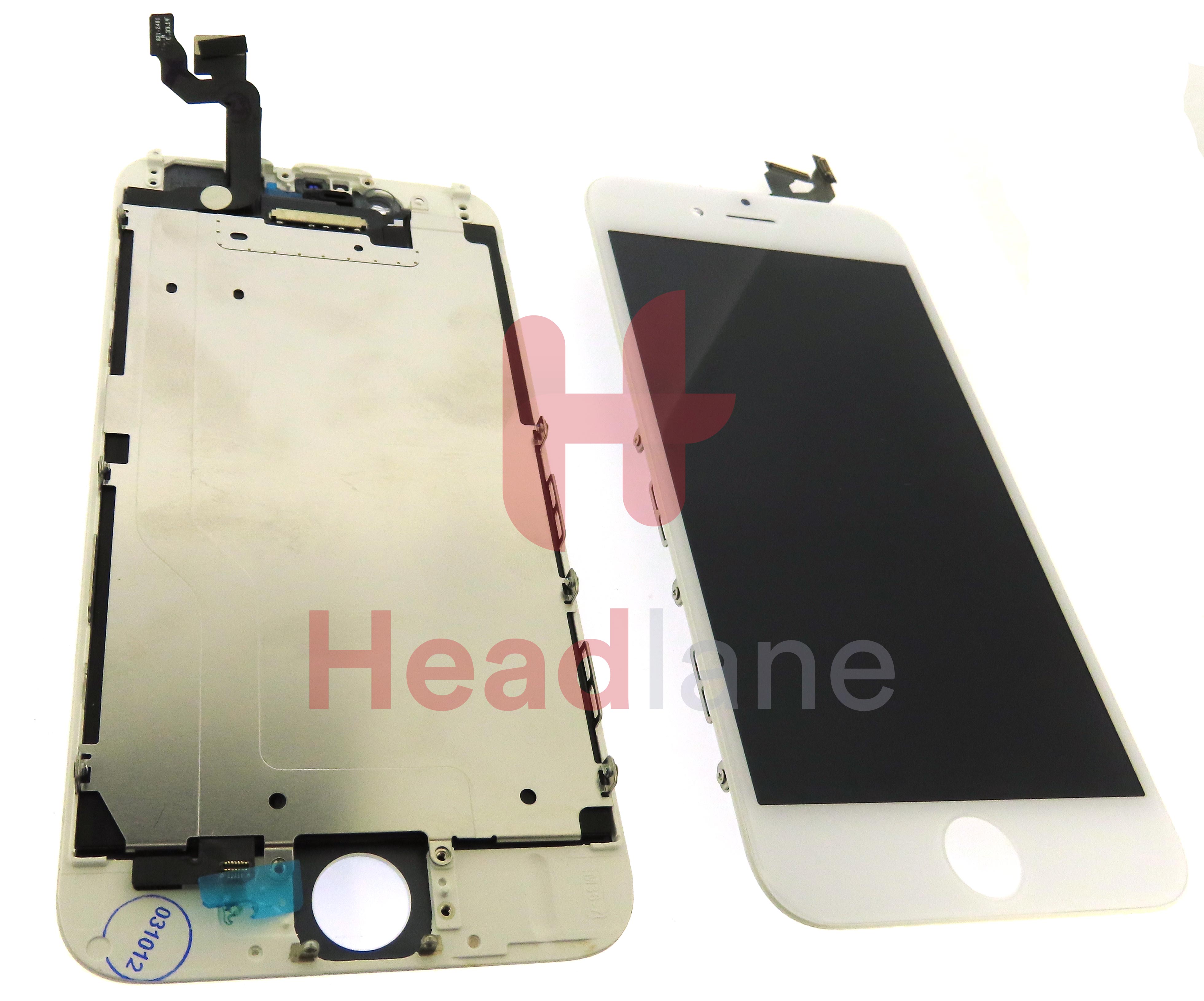 Apple iPhone 6 LCD Display / Screen (Vivid) - White (ZY)