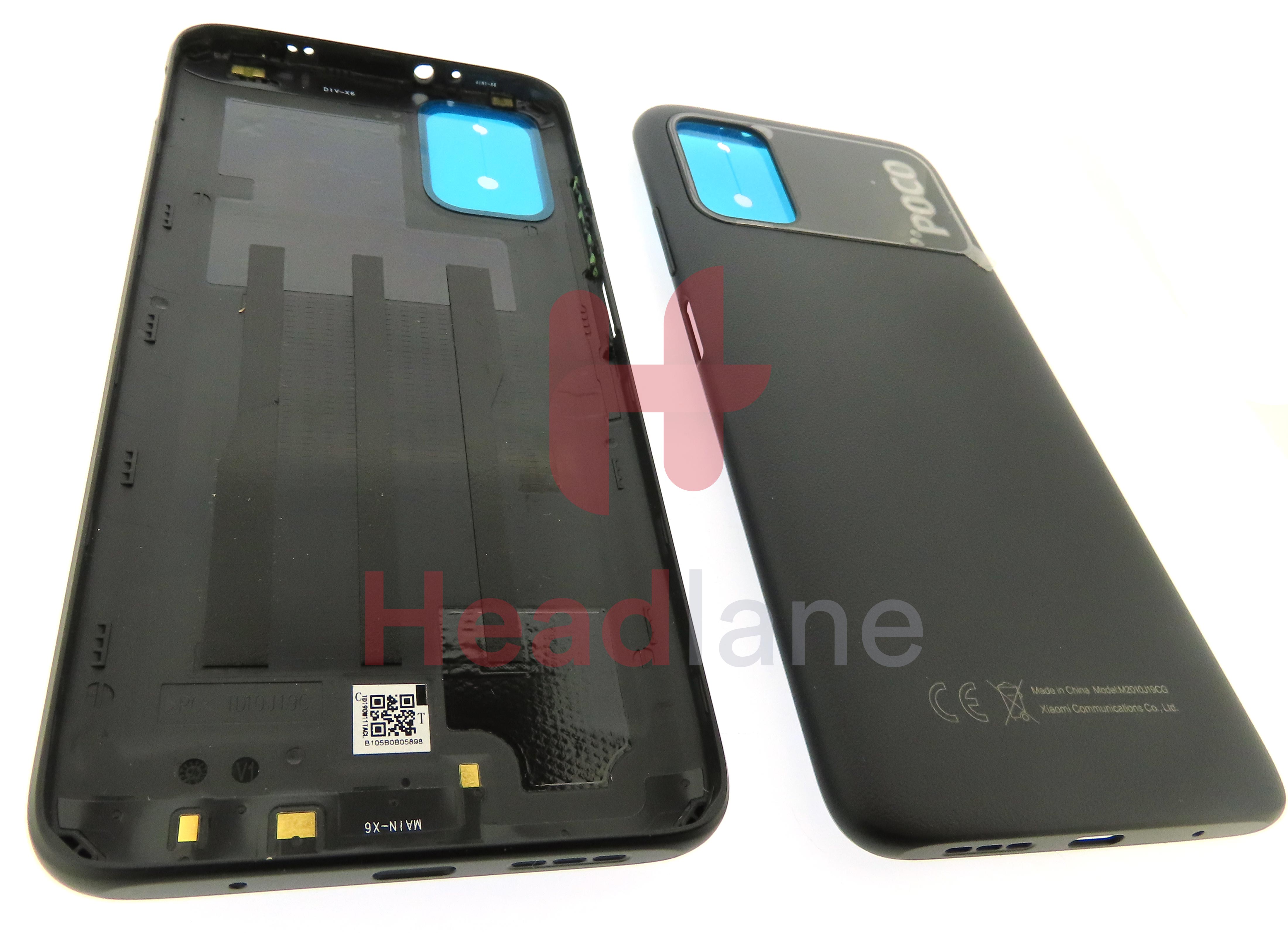 Xiaomi Poco M3 Back / Battery Cover - Tarnish / Black