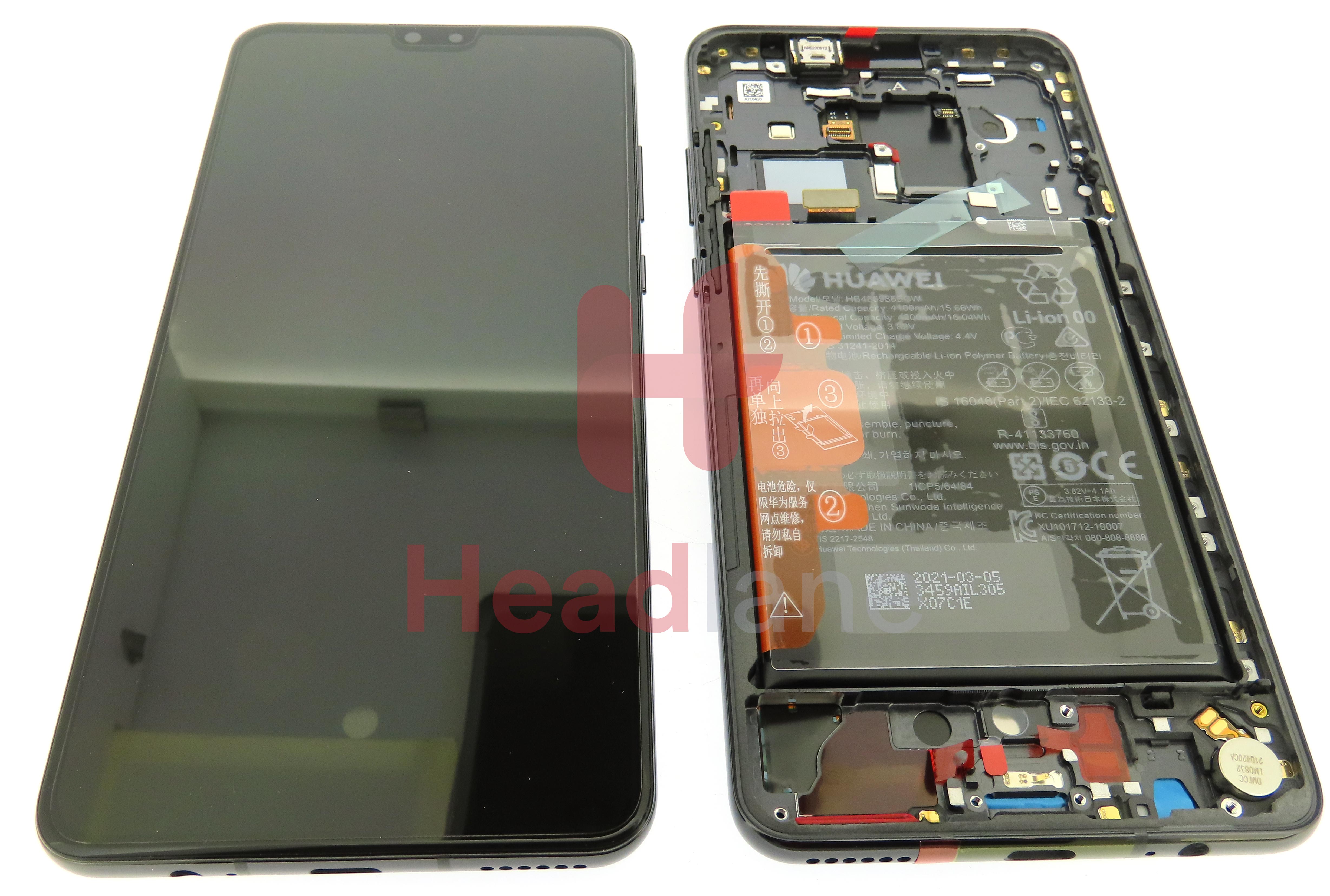 Huawei Mate 30 LCD Display / Screen + Touch + Battery - Black