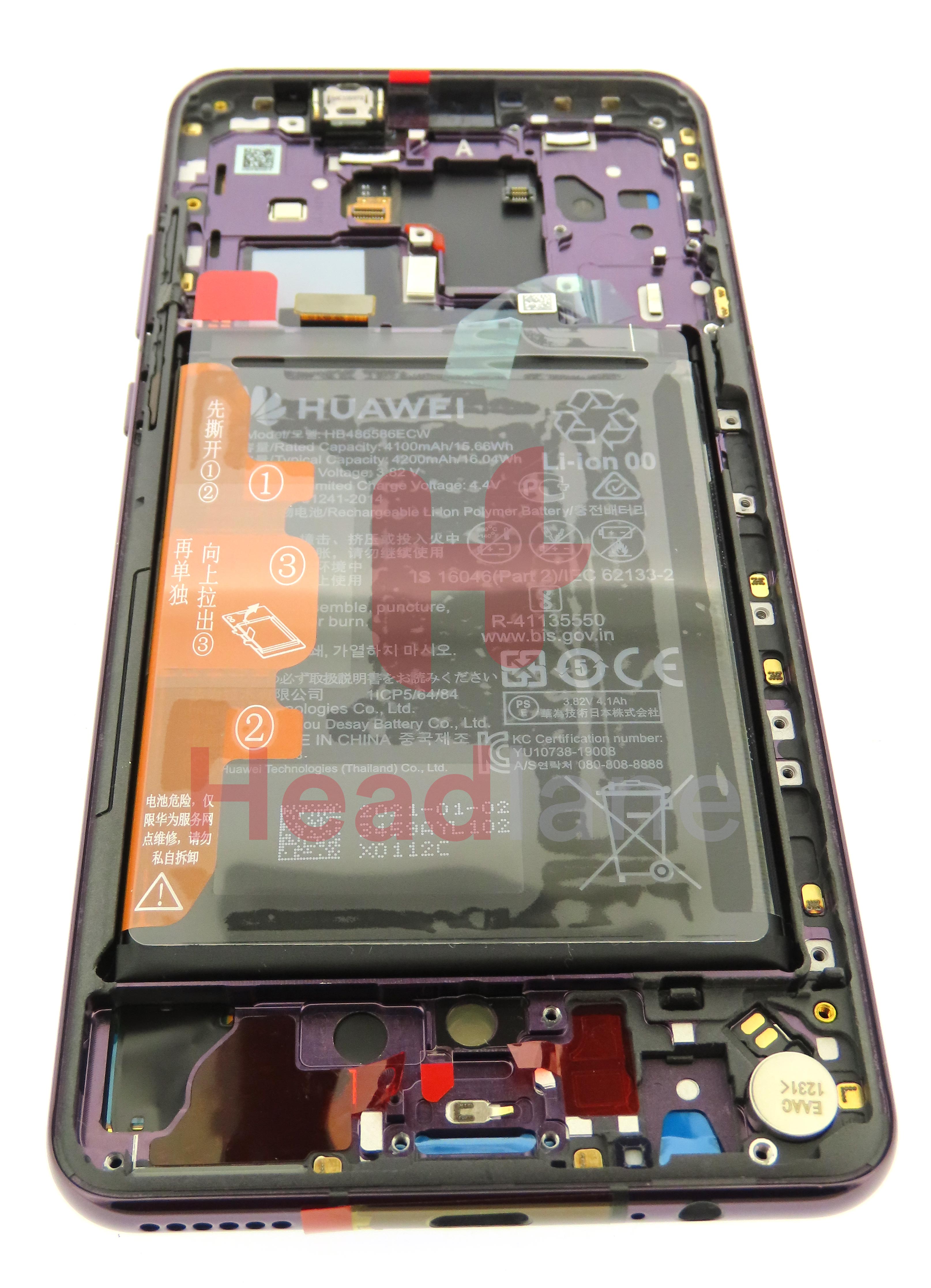 Huawei Mate 30 LCD Display / Screen + Touch + Battery - Purple
