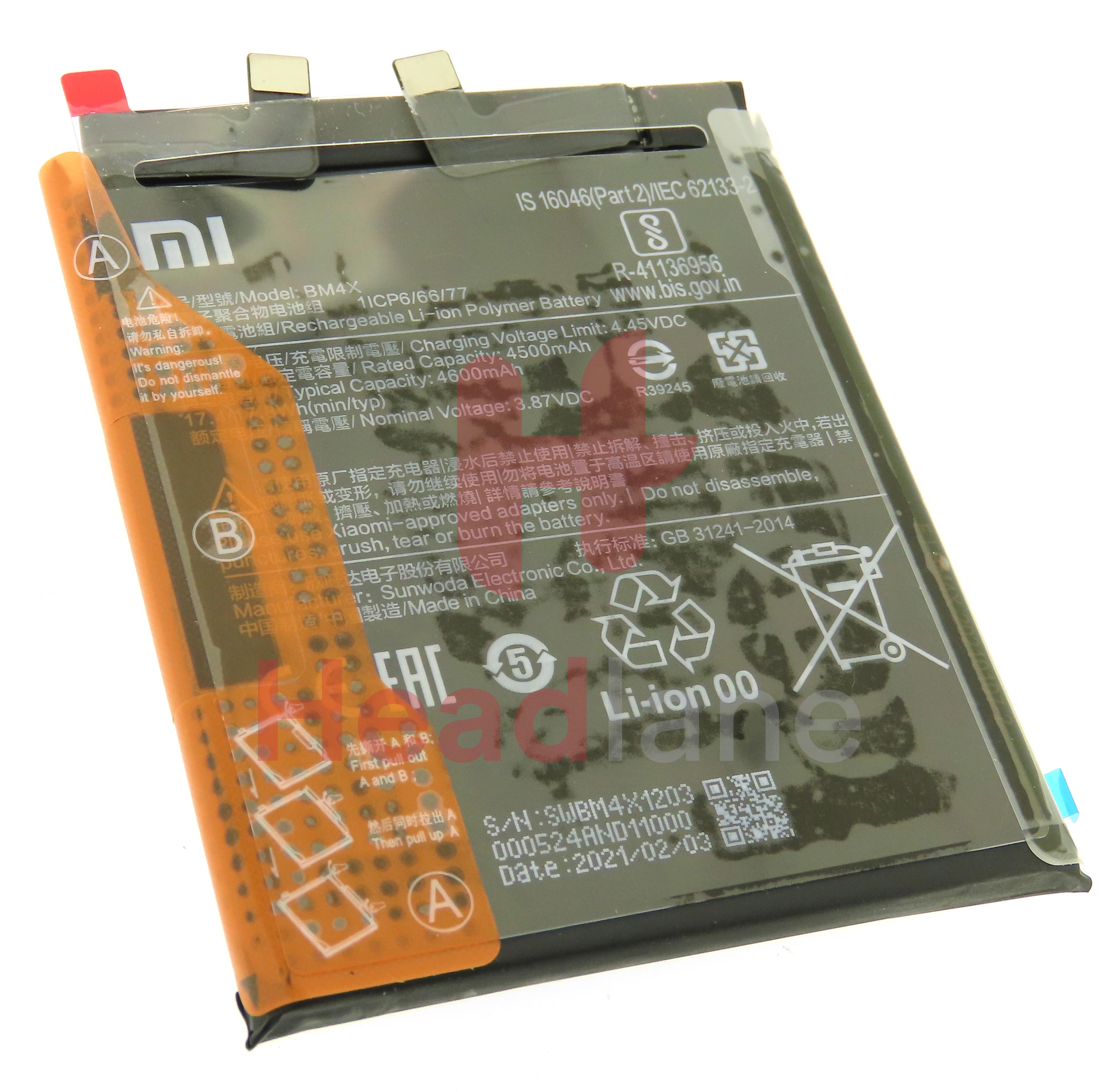 Xiaomi Mi 11 BM4X 4600mAh Internal Battery