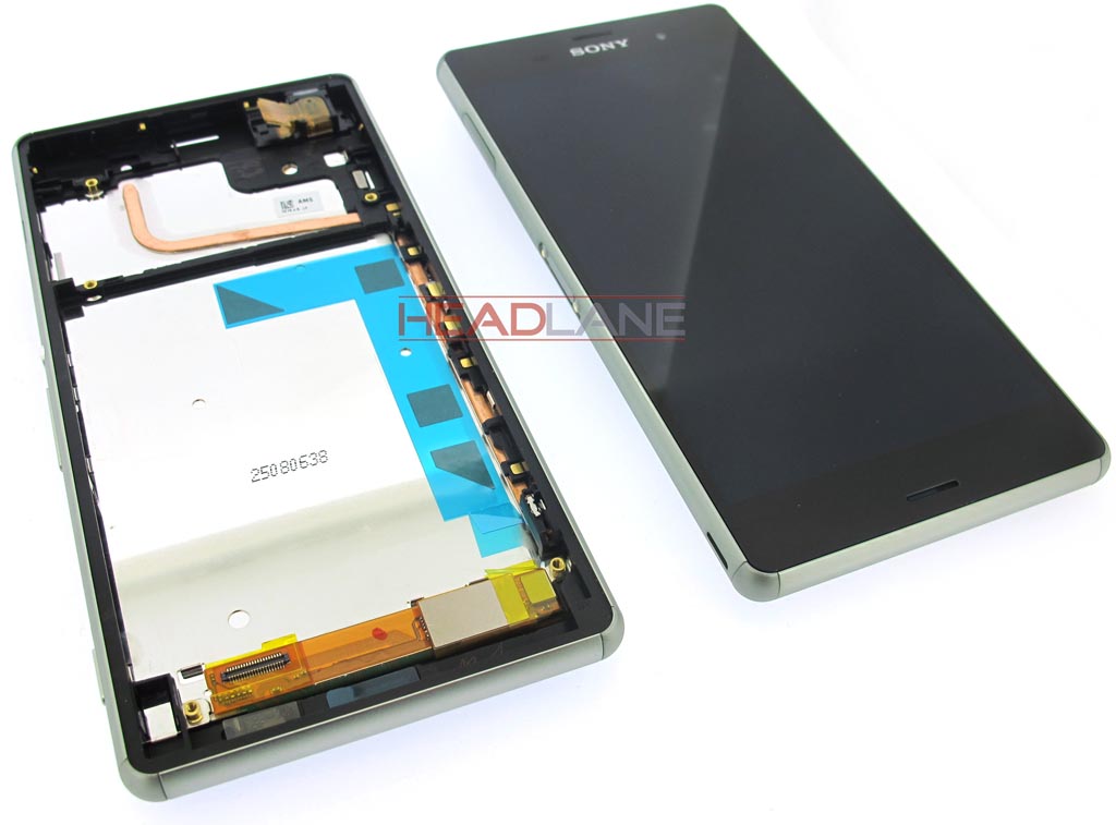 Sony D6603 Xperia Z3 LCD / Touch - Silver Green