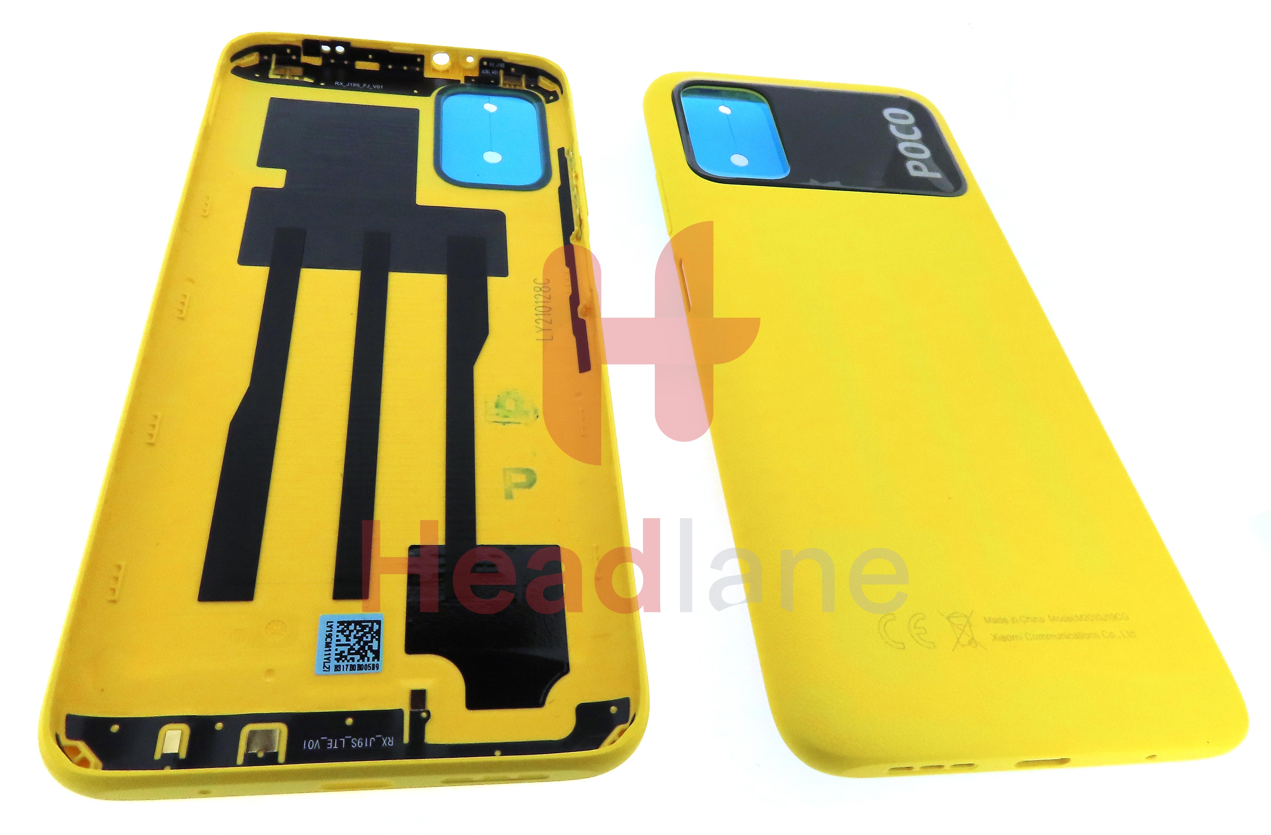 Xiaomi Poco M3 Back / Battery Cover - Yellow