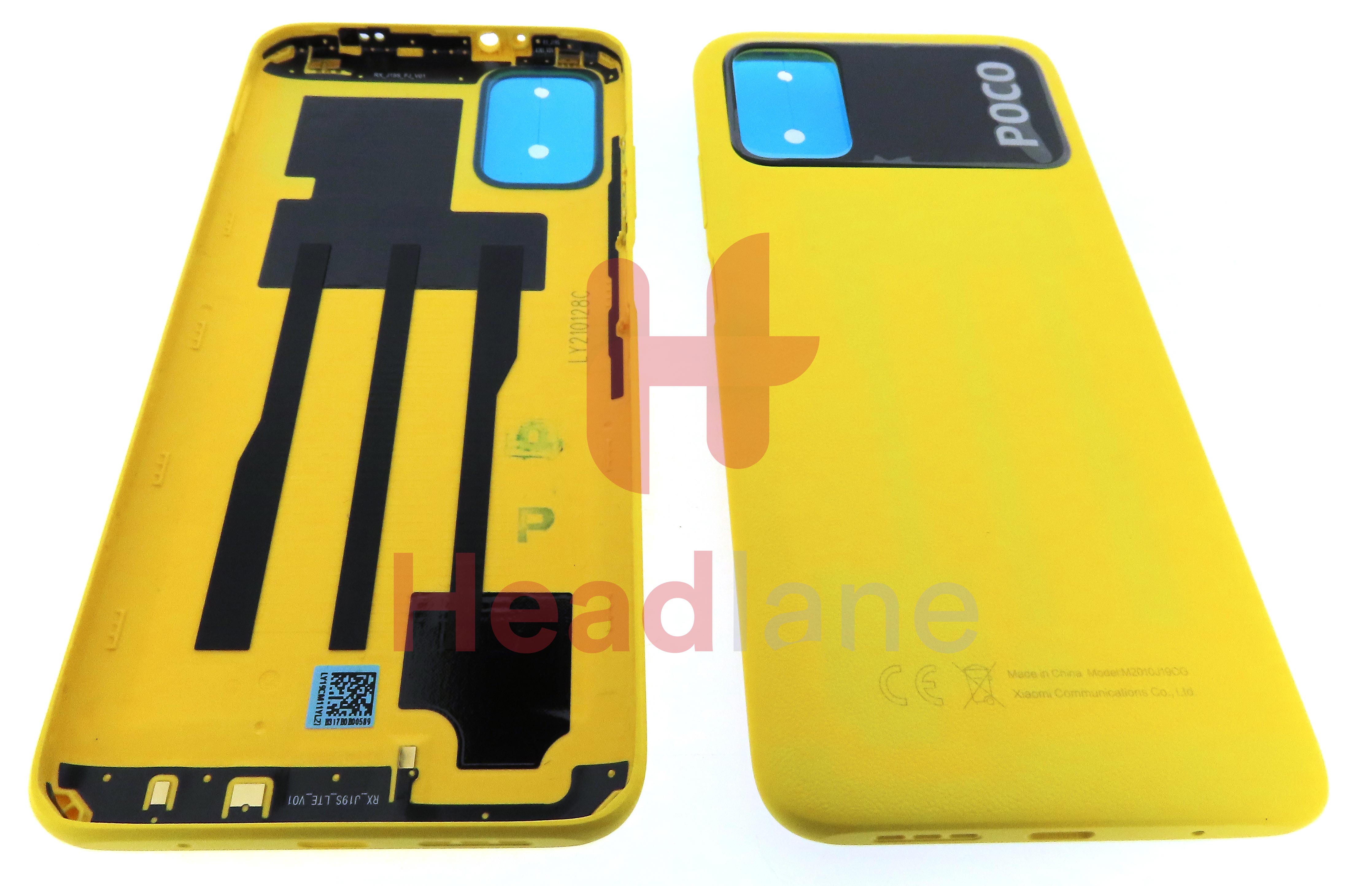 Xiaomi Poco M3 Back / Battery Cover - Yellow