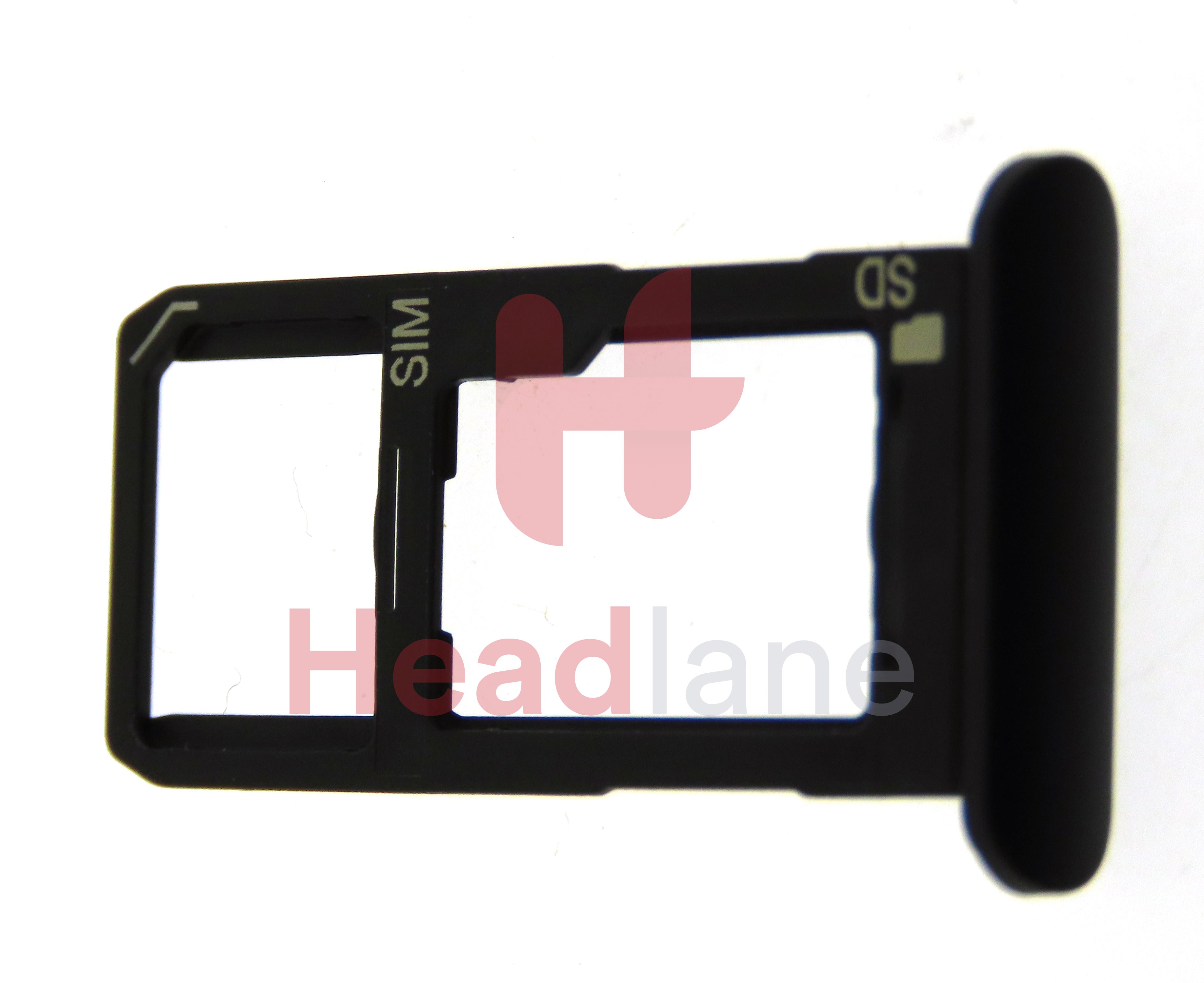 Sony XQ-AU51 Xperia 10 II Memory / SIM Card Tray (Single SIM) - Black