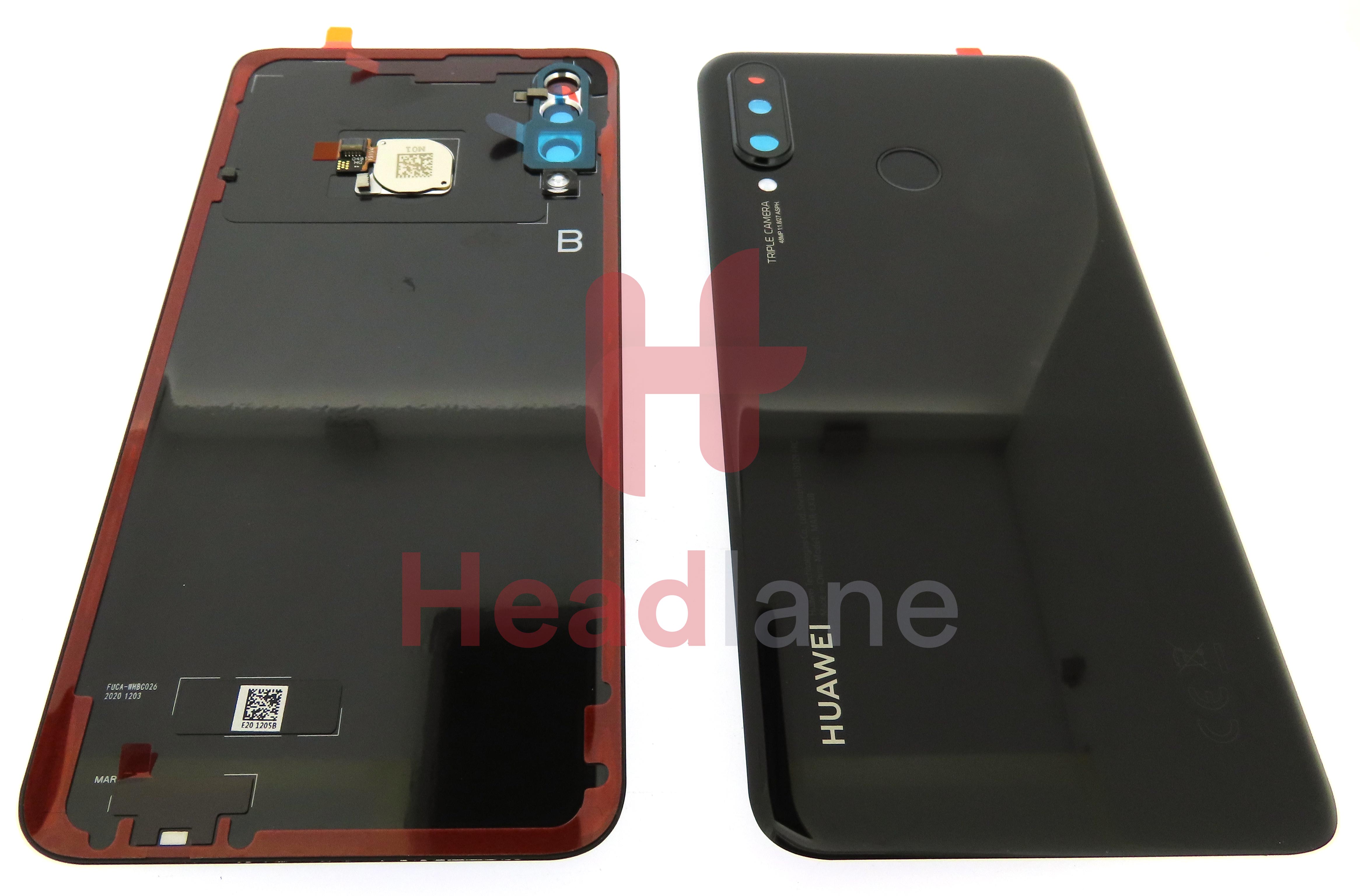 Huawei P30 Lite (New Edition) Back / Battery Cover - Black (MAR-LX1B 48MP Rear Camera)