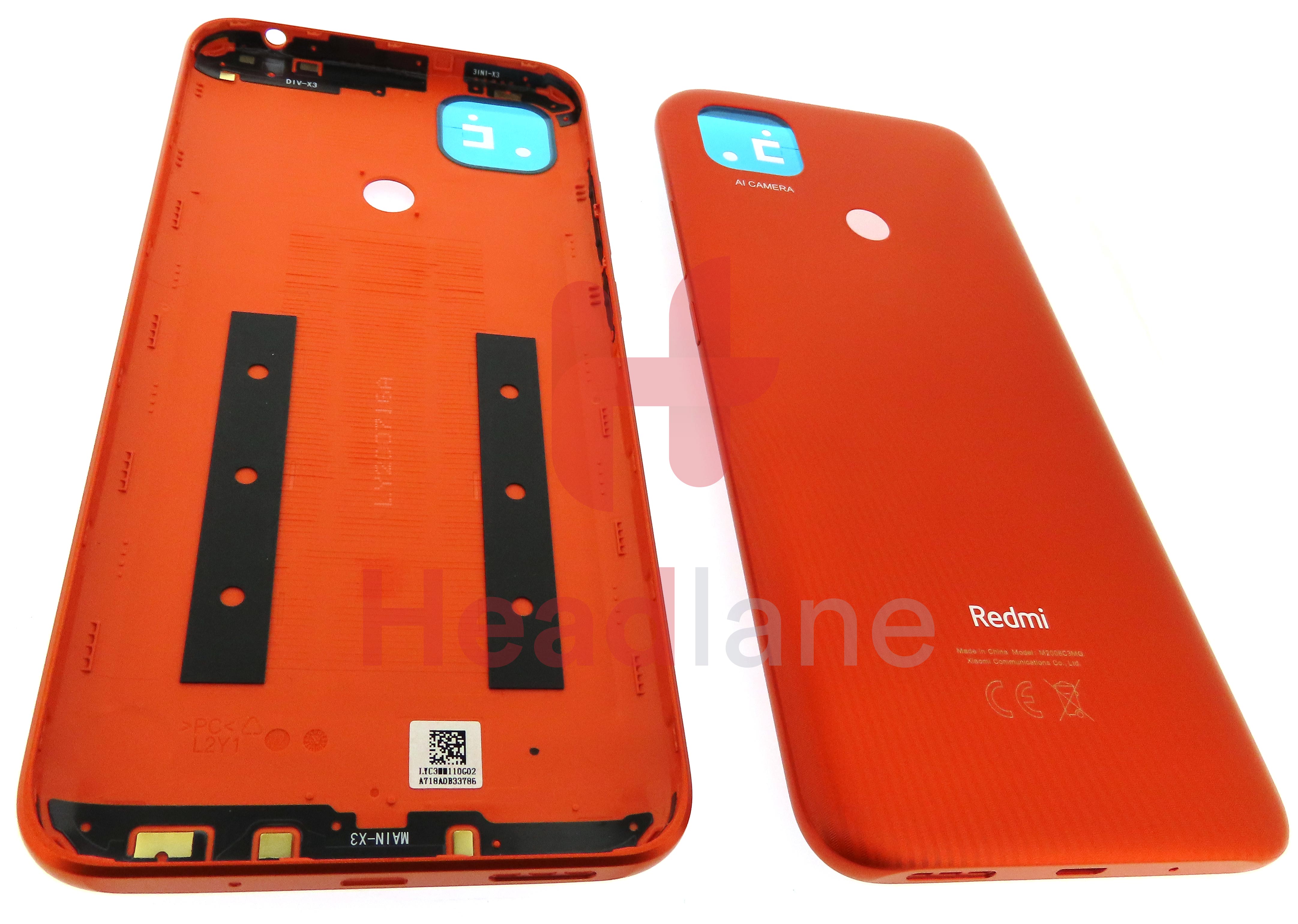 Xiaomi Redmi 9C Back / Battery Cover -Orange