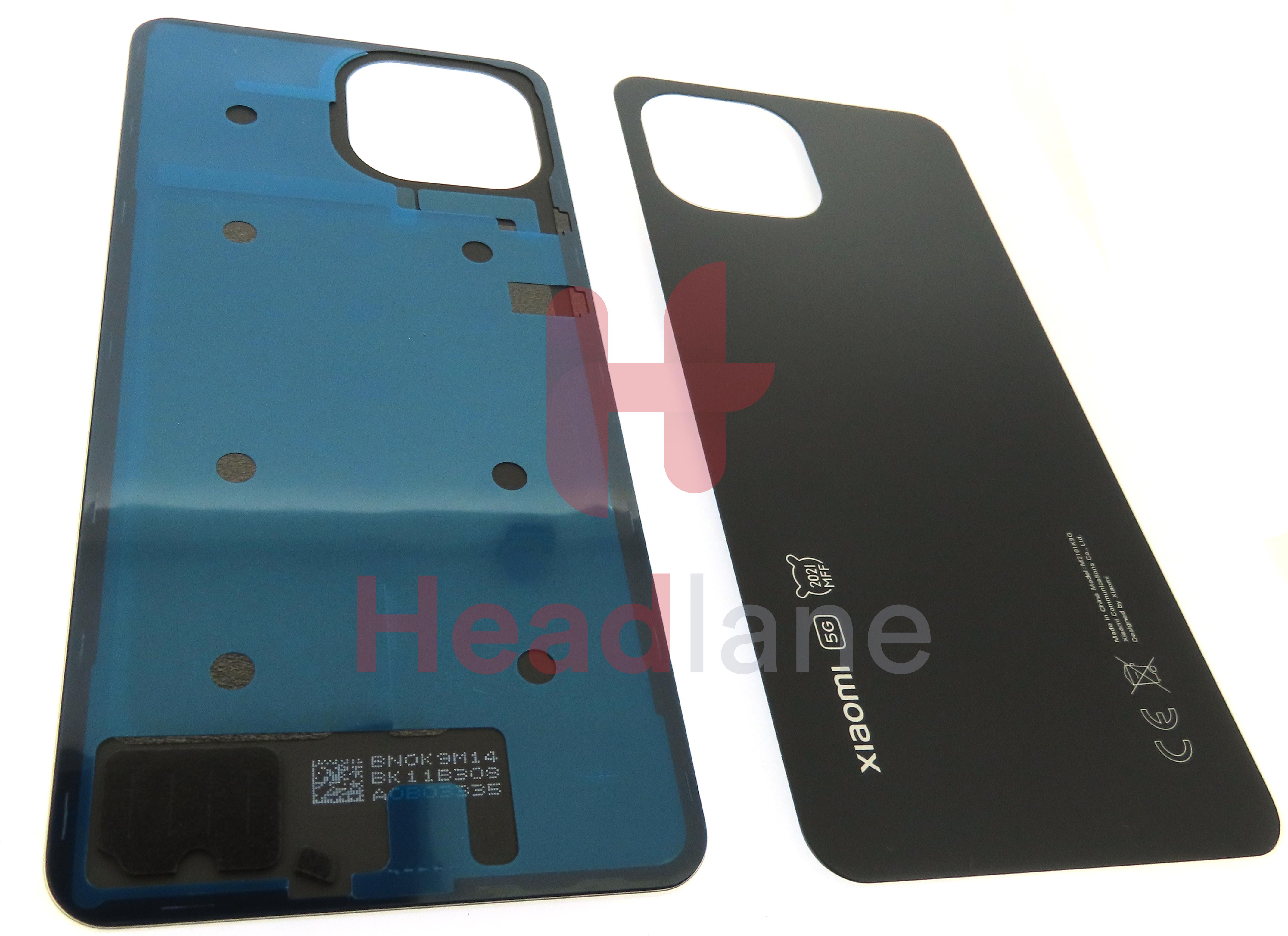 Xiaomi Mi 11 Lite 5G Back / Battery Cover - Black (Mi Fan Festival 2021 Edition)