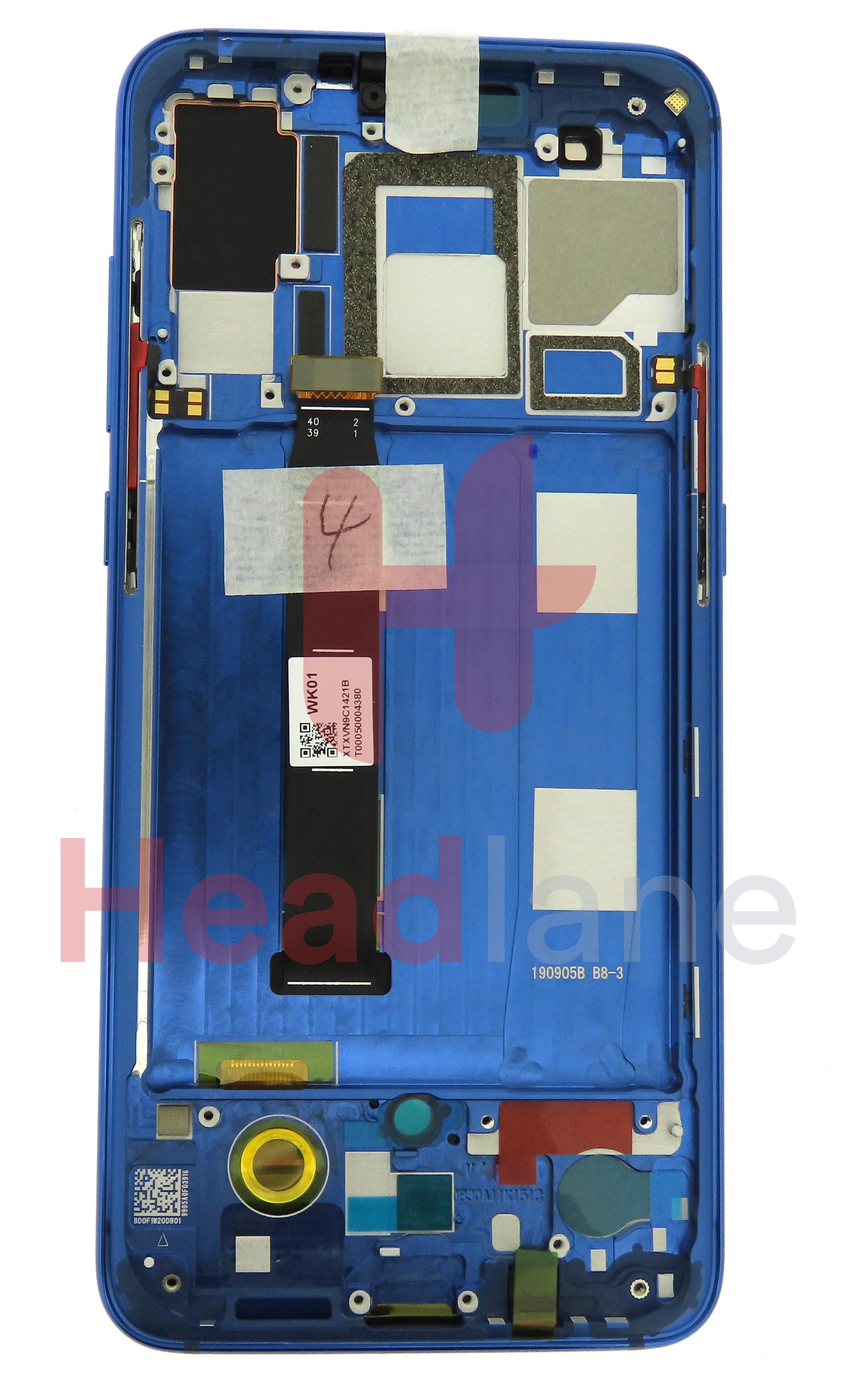Xiaomi Mi 9 LCD Display / Screen + Touch - Blue