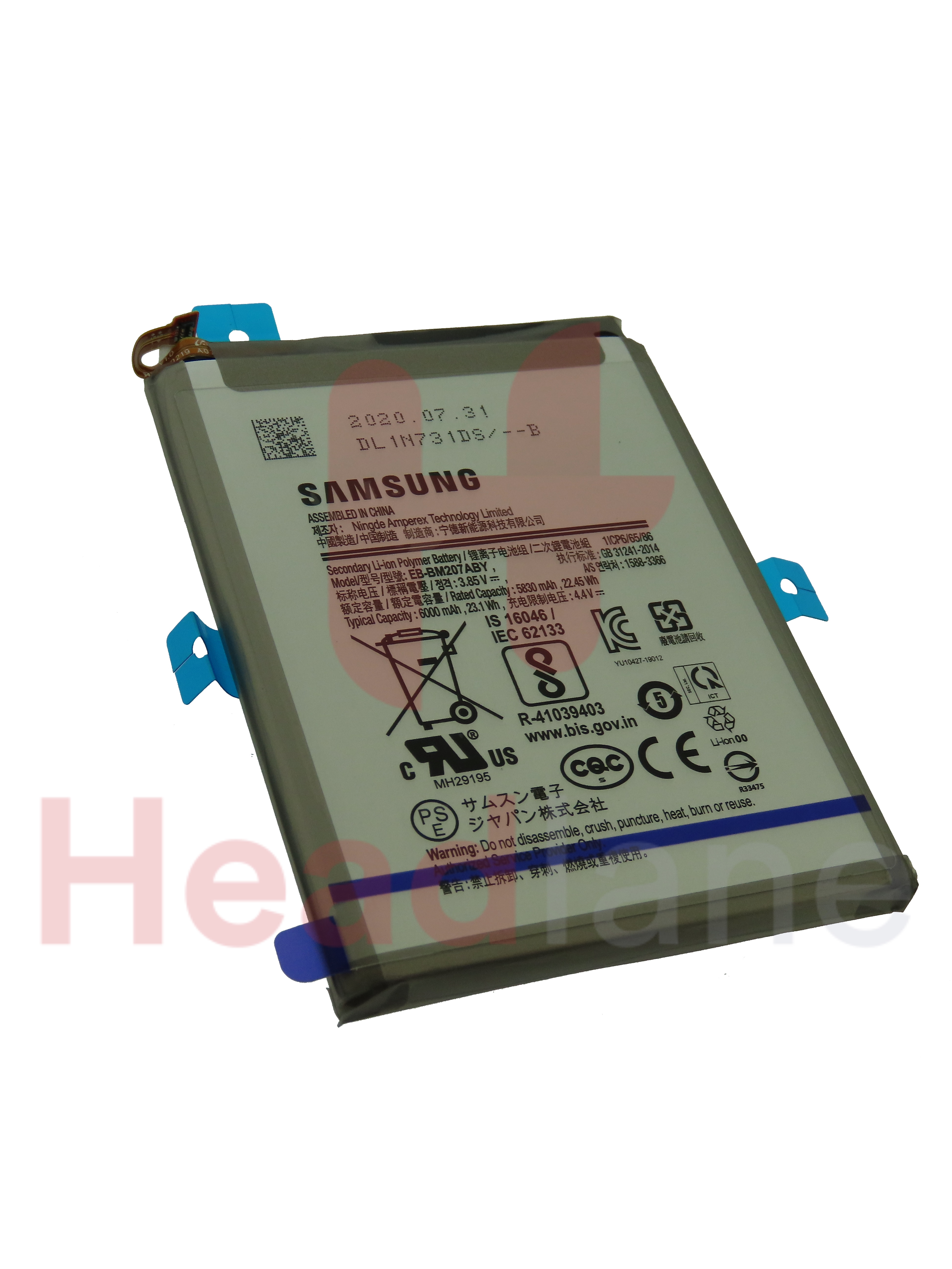 Samsung SM-M307 M315 M215 Galaxy M30s M31 M21 EB-BM207ABY Internal Battery
