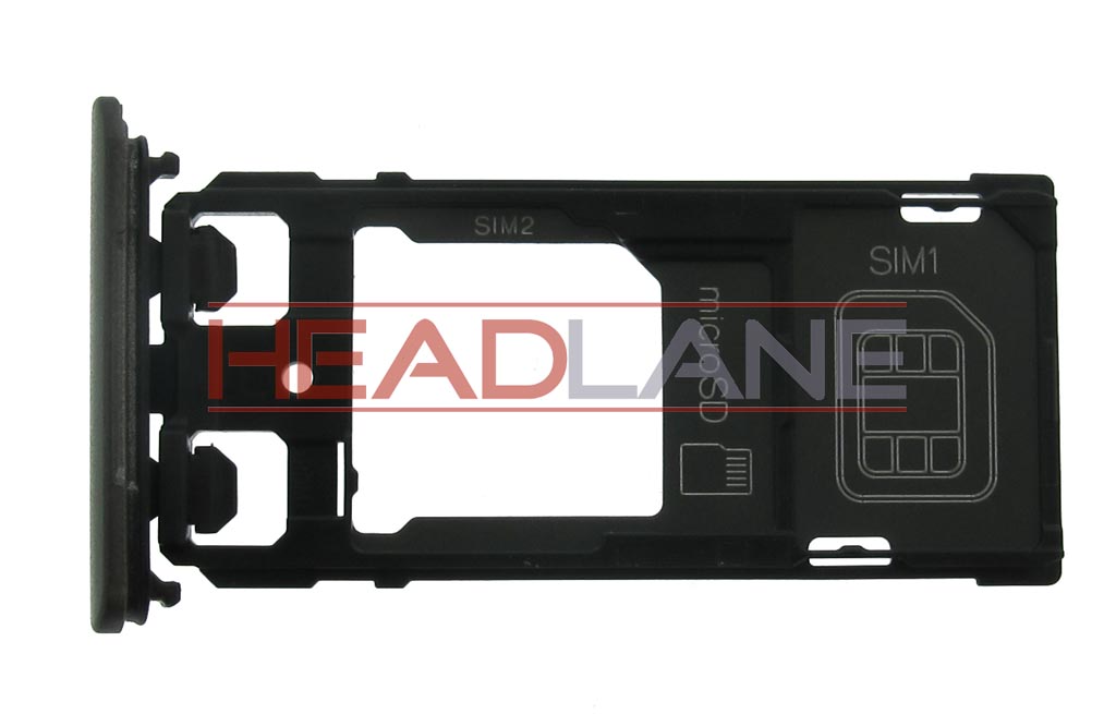 Sony F5122 Xperia X SIM Tray Cap (Dual SIM) - Black