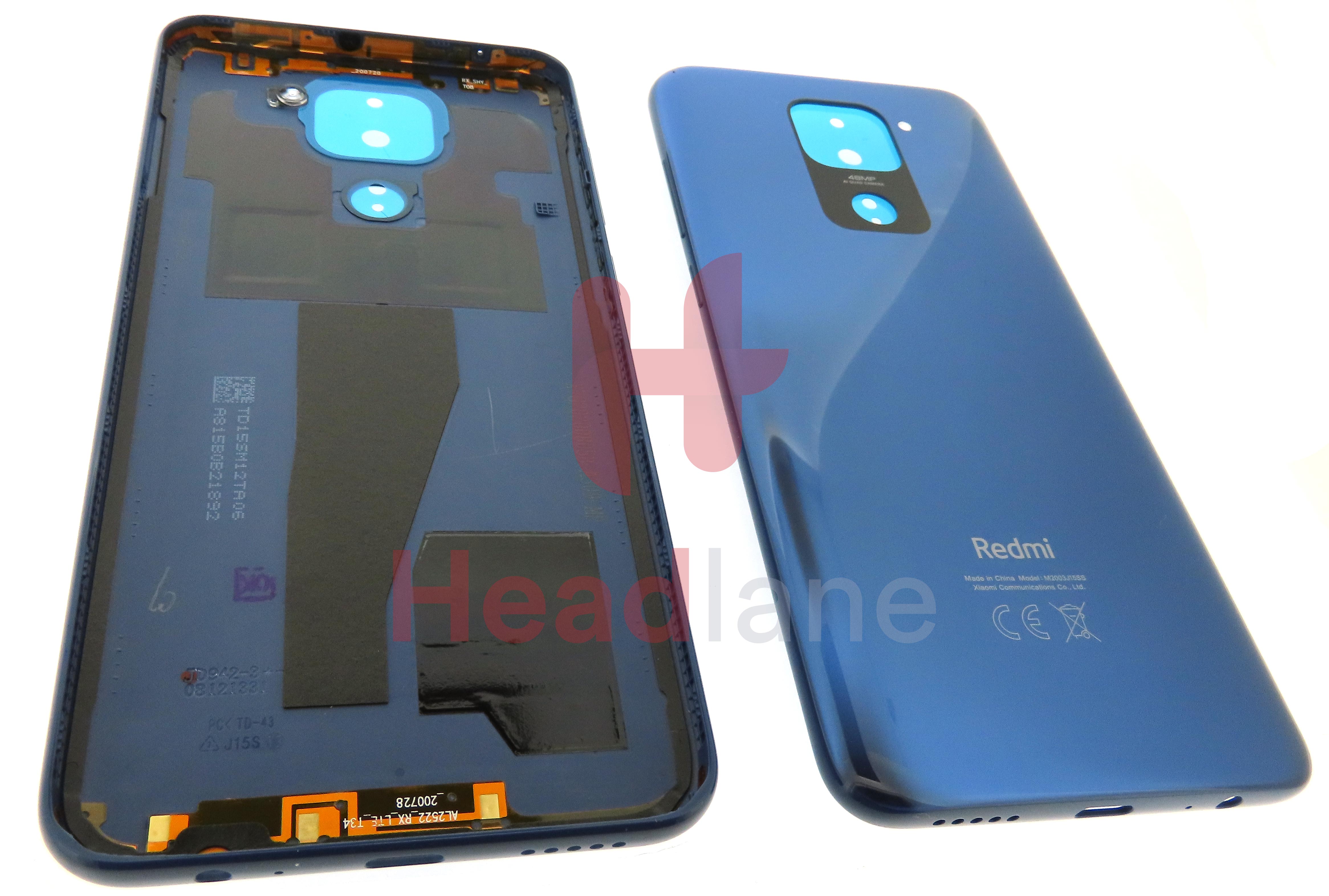 Xiaomi Redmi Note 9 Back / Battery Cover - Blue