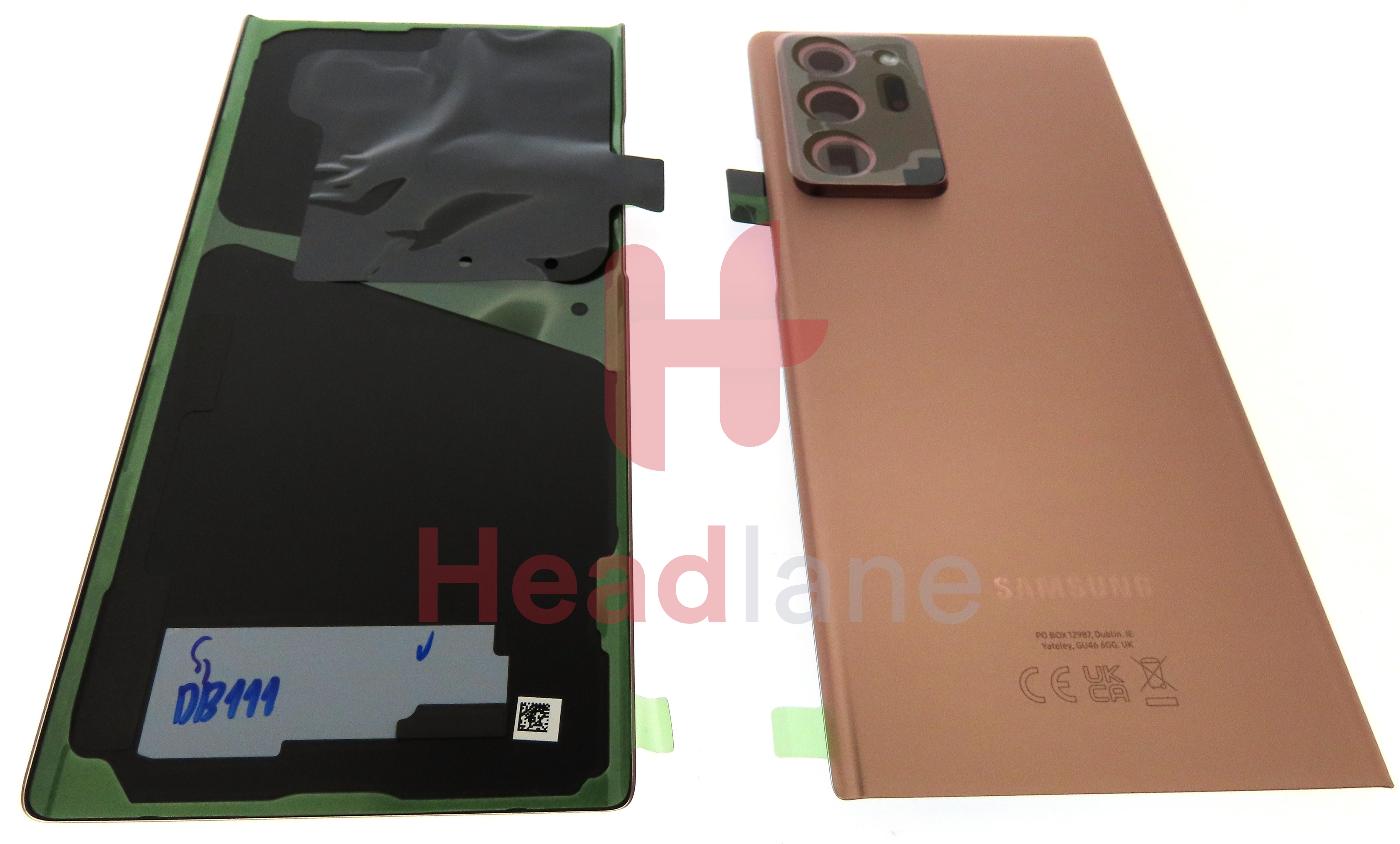 Samsung SM-N986 Galaxy Note 20 Ultra 5G Back / Battery Cover - Bronze (UKCA)