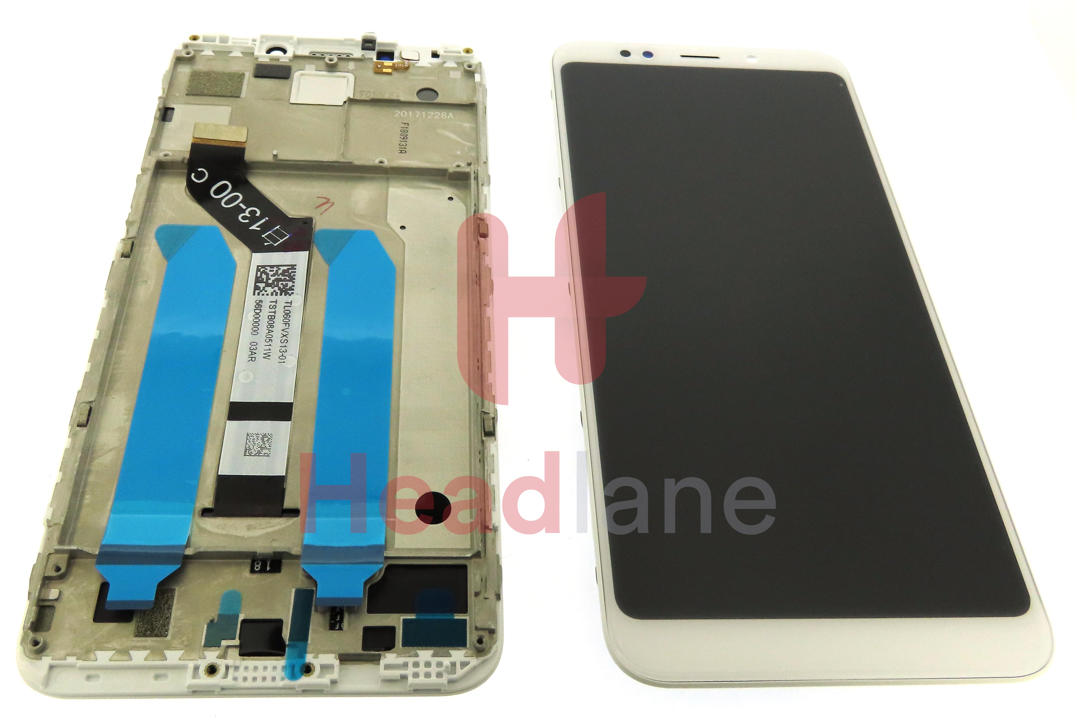 Xiaomi Redmi 5 Plus LCD Display / Screen + Touch - White