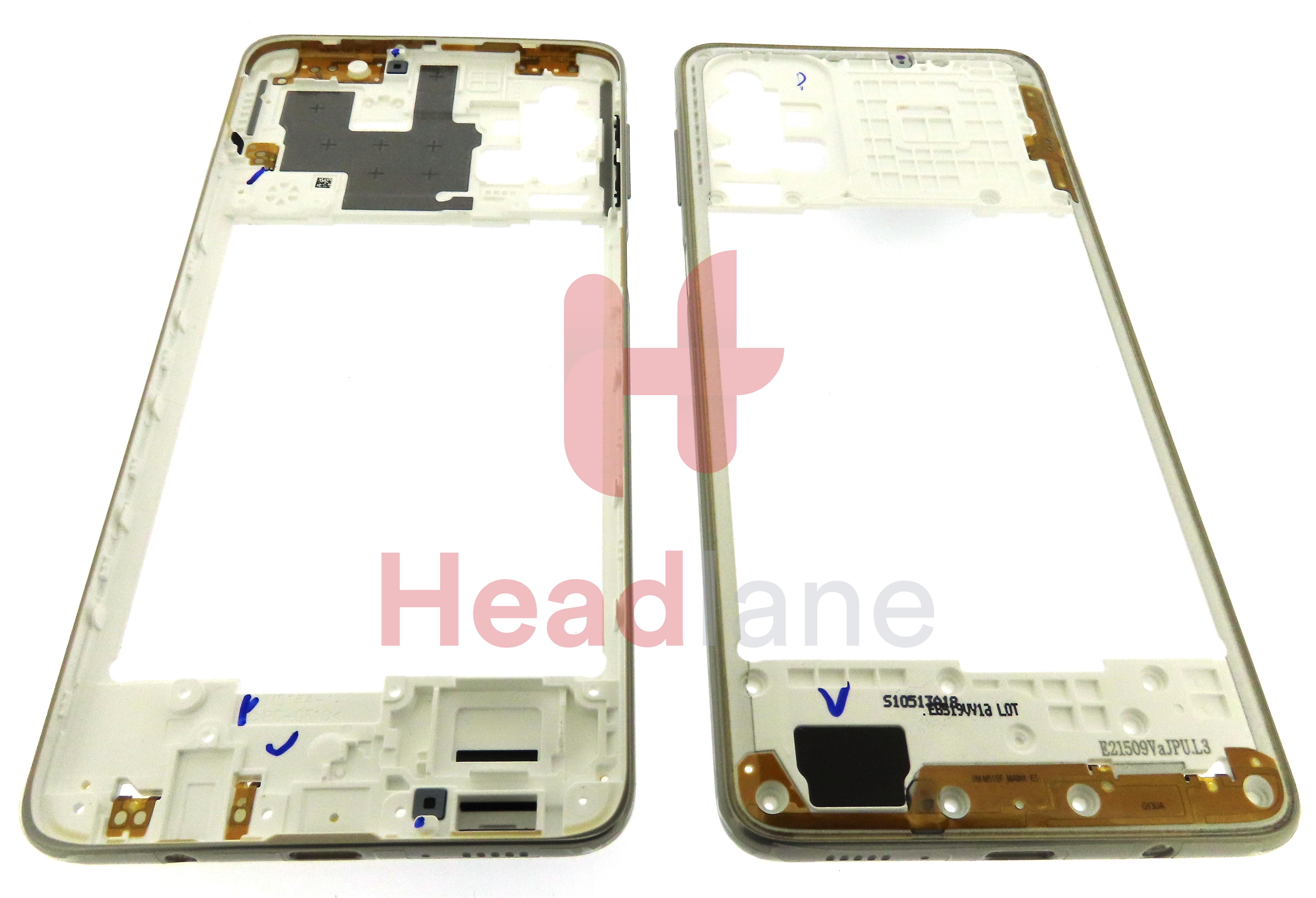 Samsung SM-M515 Galaxy M51 Middle Cover / Chassis - White