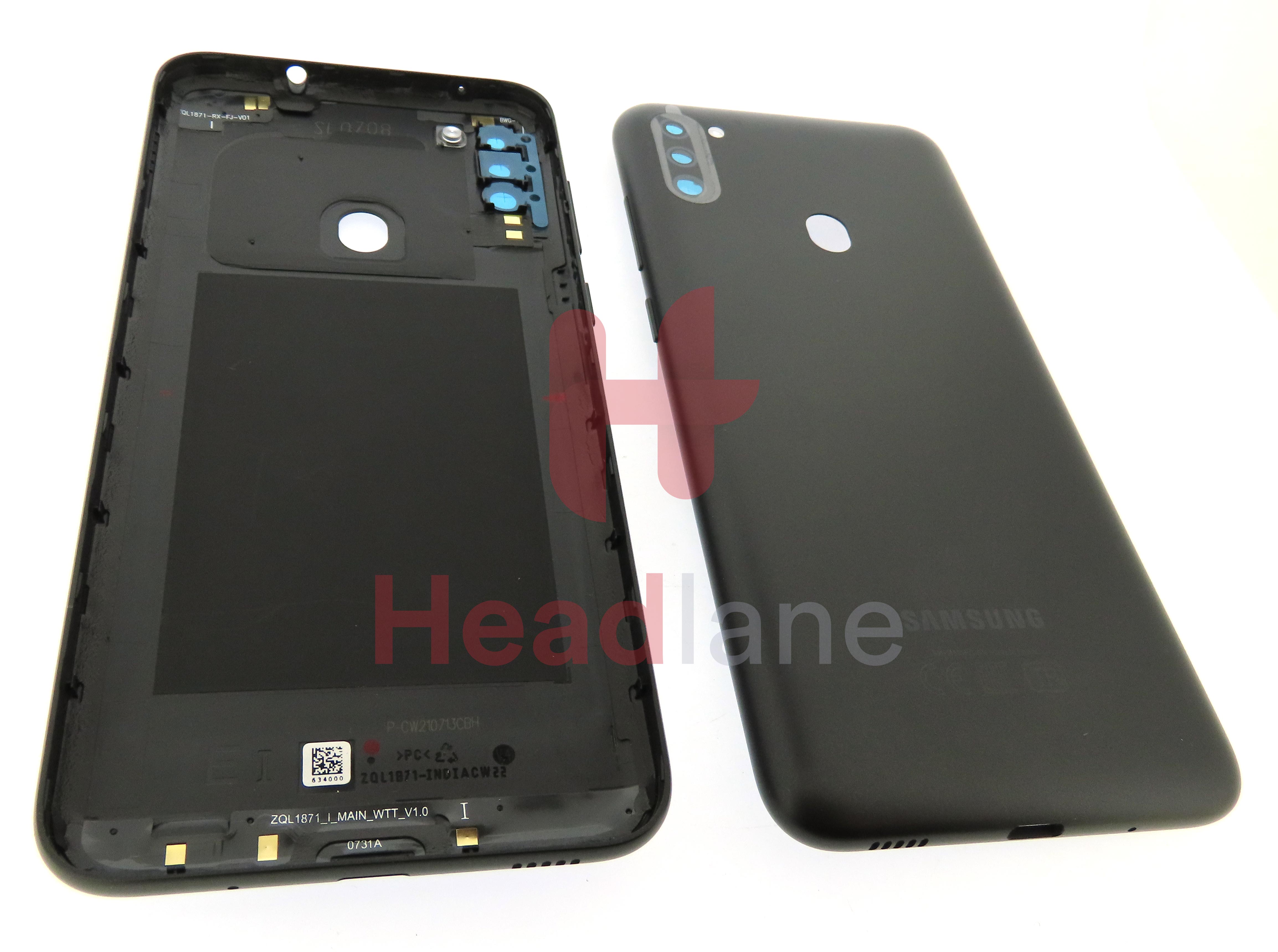 Samsung SM-M115 Galaxy M11 Back / Battery Cover - Black