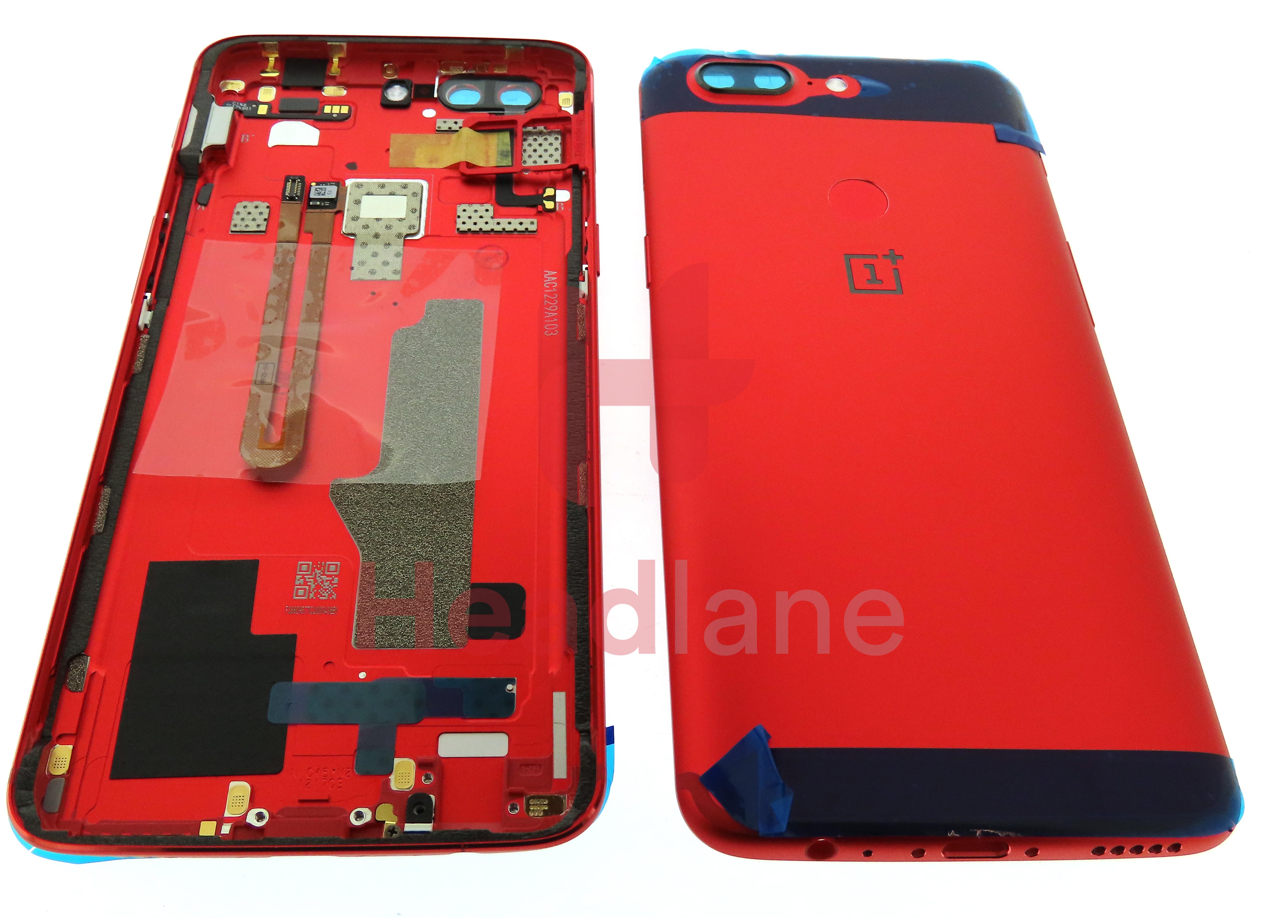 OnePlus 5T Back / Battery Cover - Red