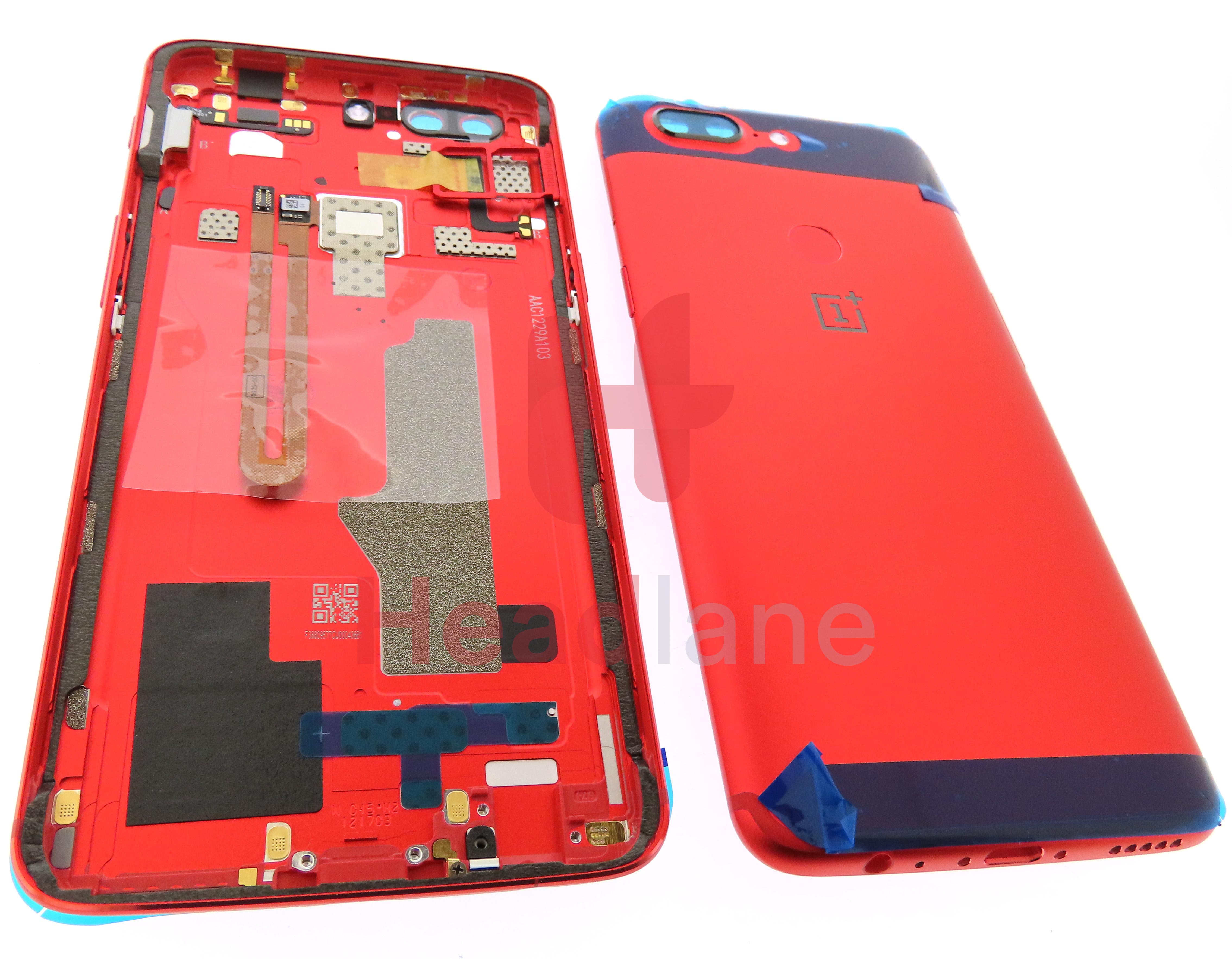 OnePlus 5T Back / Battery Cover - Red