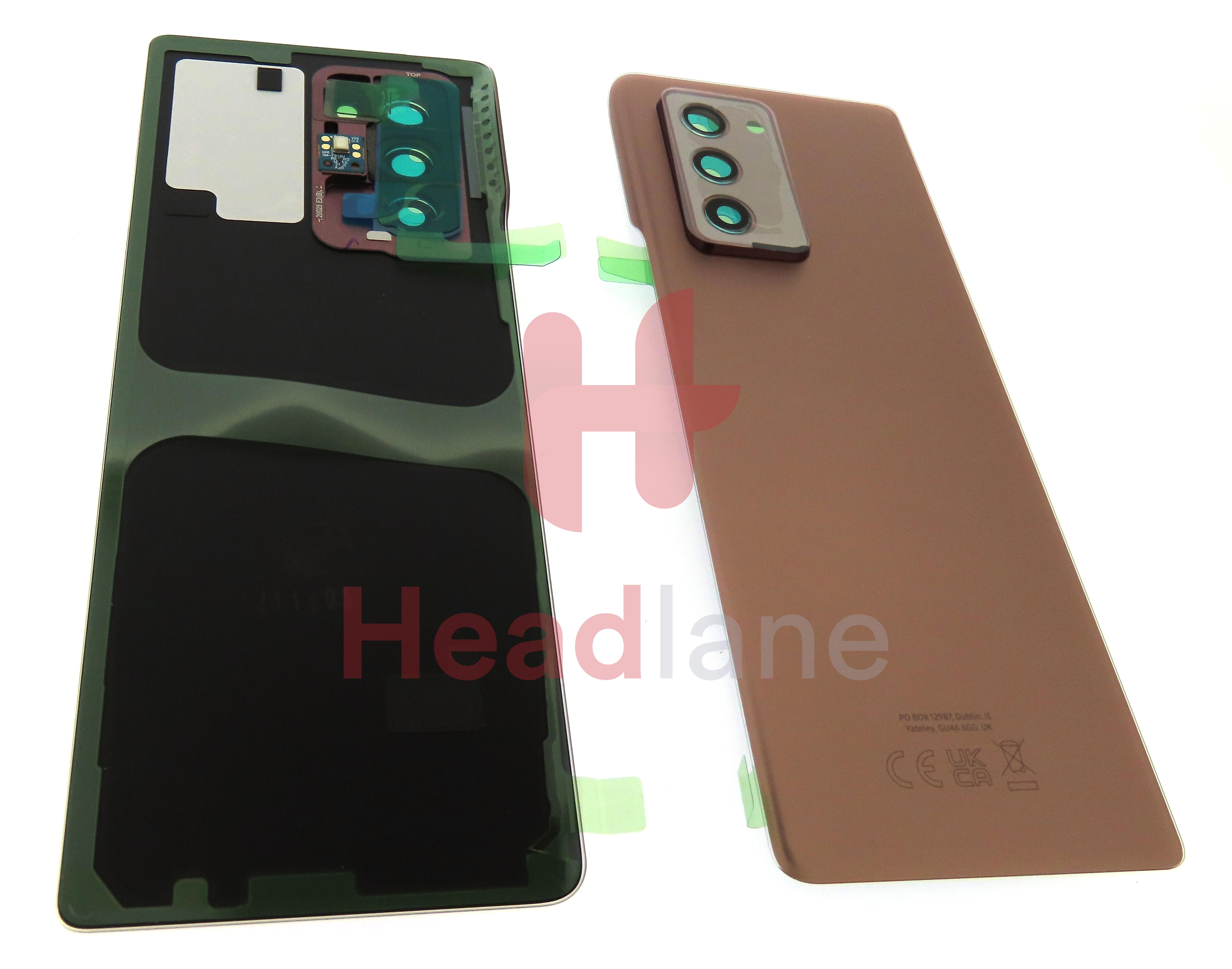 Samsung SM-F916 Galaxy Z Fold2 5G Back / Battery Cover - Mystic Bronze (UKCA)