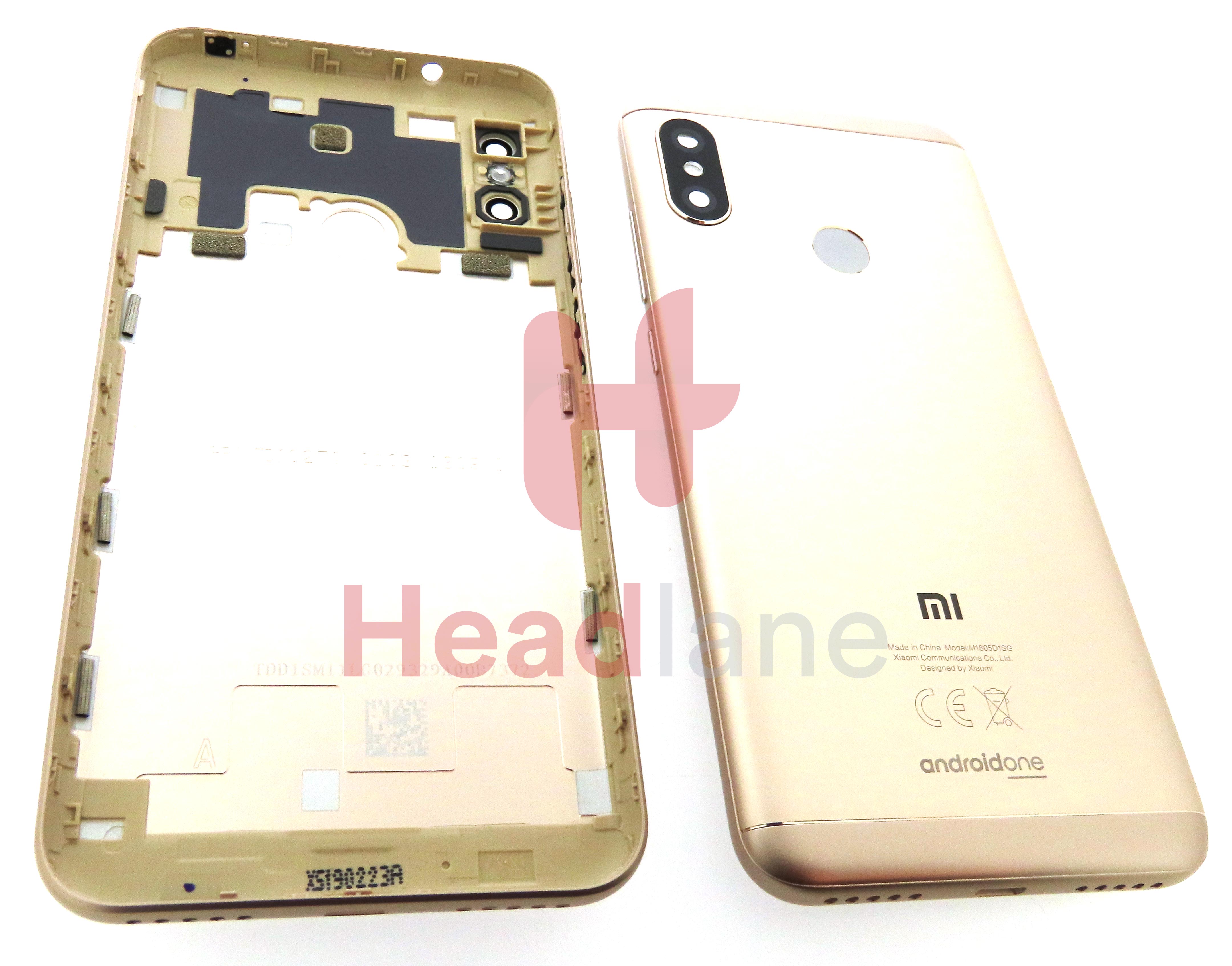 Xiaomi Mi A2 Lite Back / Battery Cover - Gold