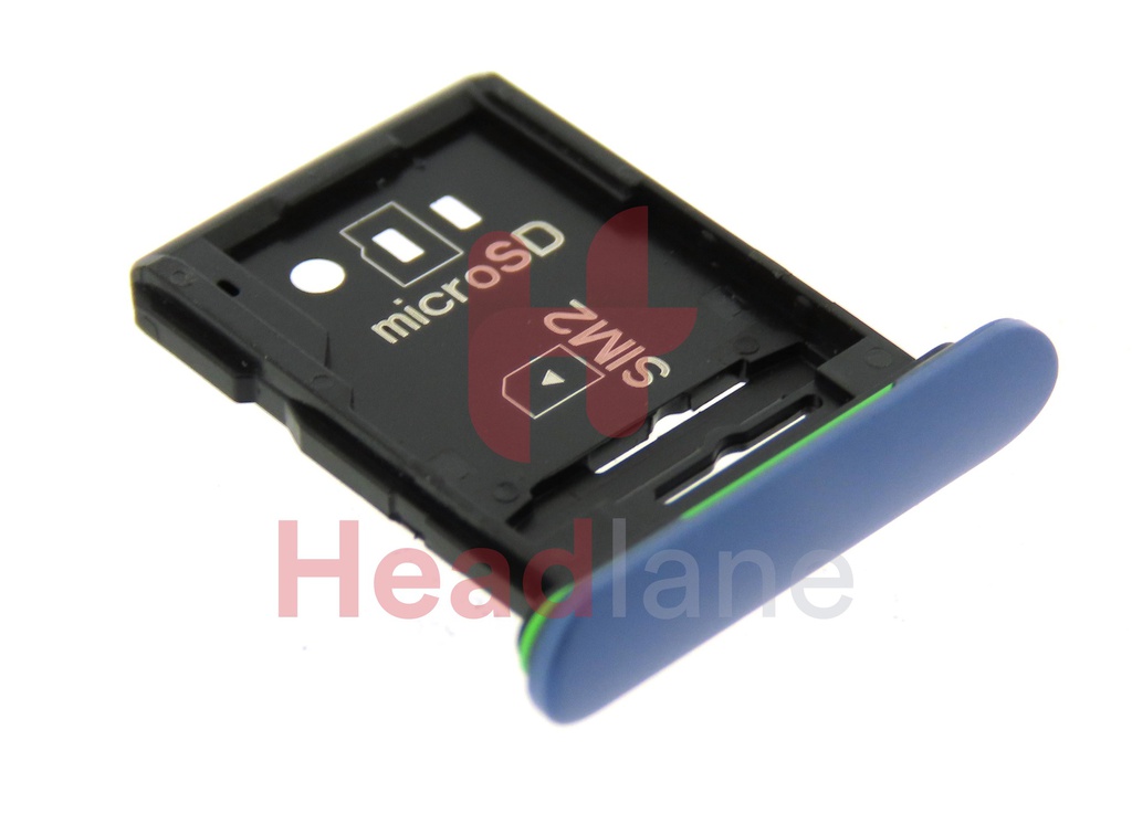Sony XQ-BT52 Xperia 10 III SIM Card Tray (Dual SIM) - Blue