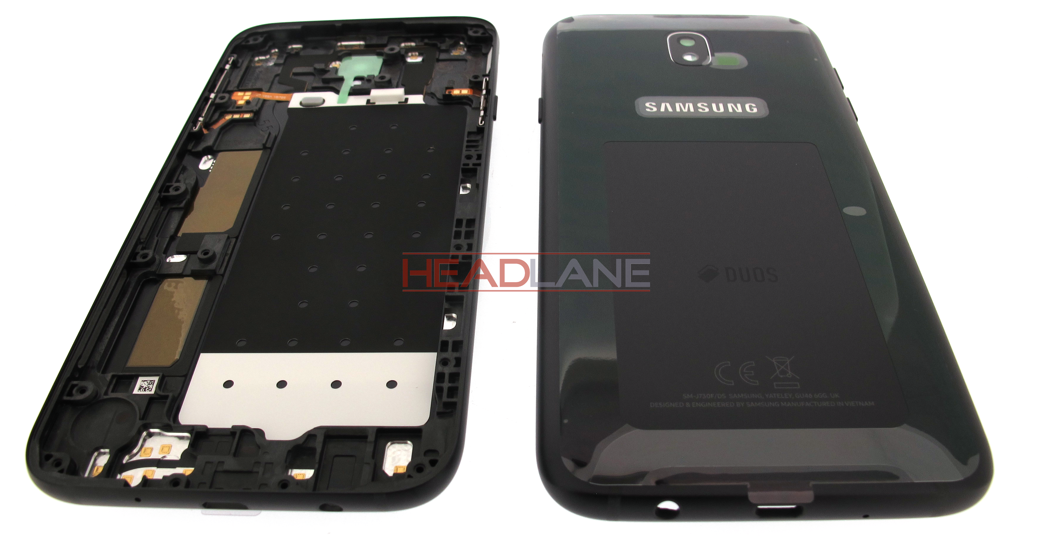 Samsung SM-J730 Galaxy J7 (2017) Battery Cover - Black