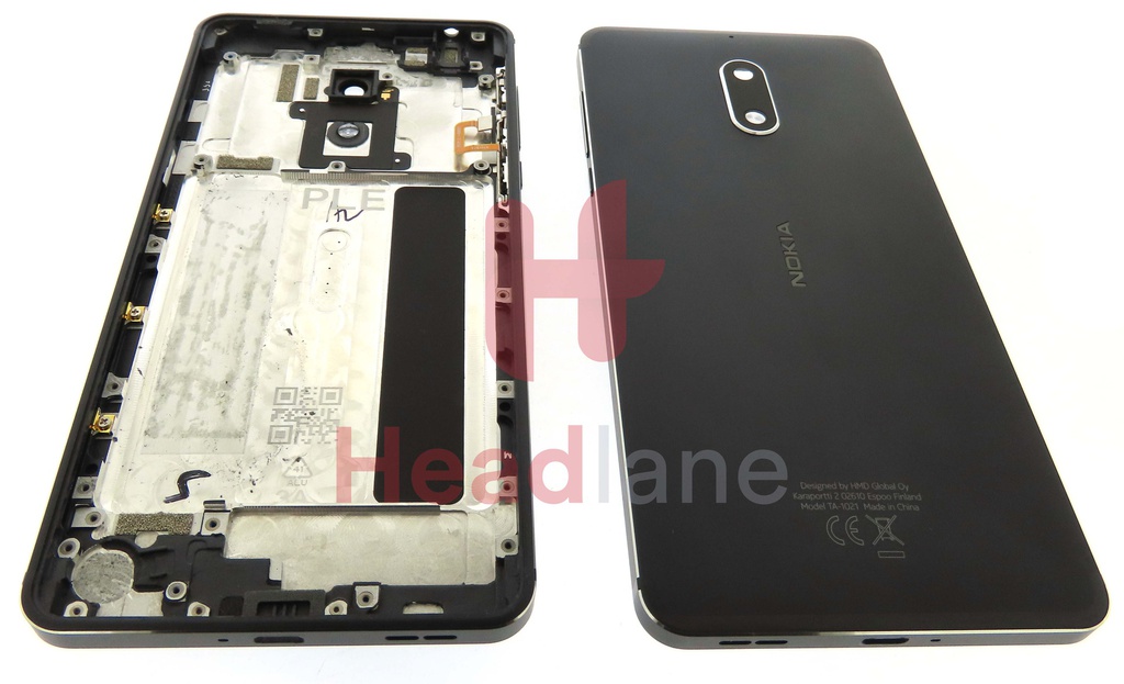 Nokia 6 TA-1021 Back / Battery Cover - Black