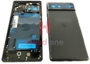 Google Pixel 6 Back / Battery Cover - Stormy Black