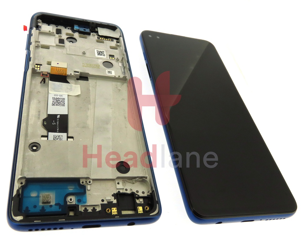 Motorola XT2075 Moto G 5G Plus LCD Display / Screen + Touch - Blue